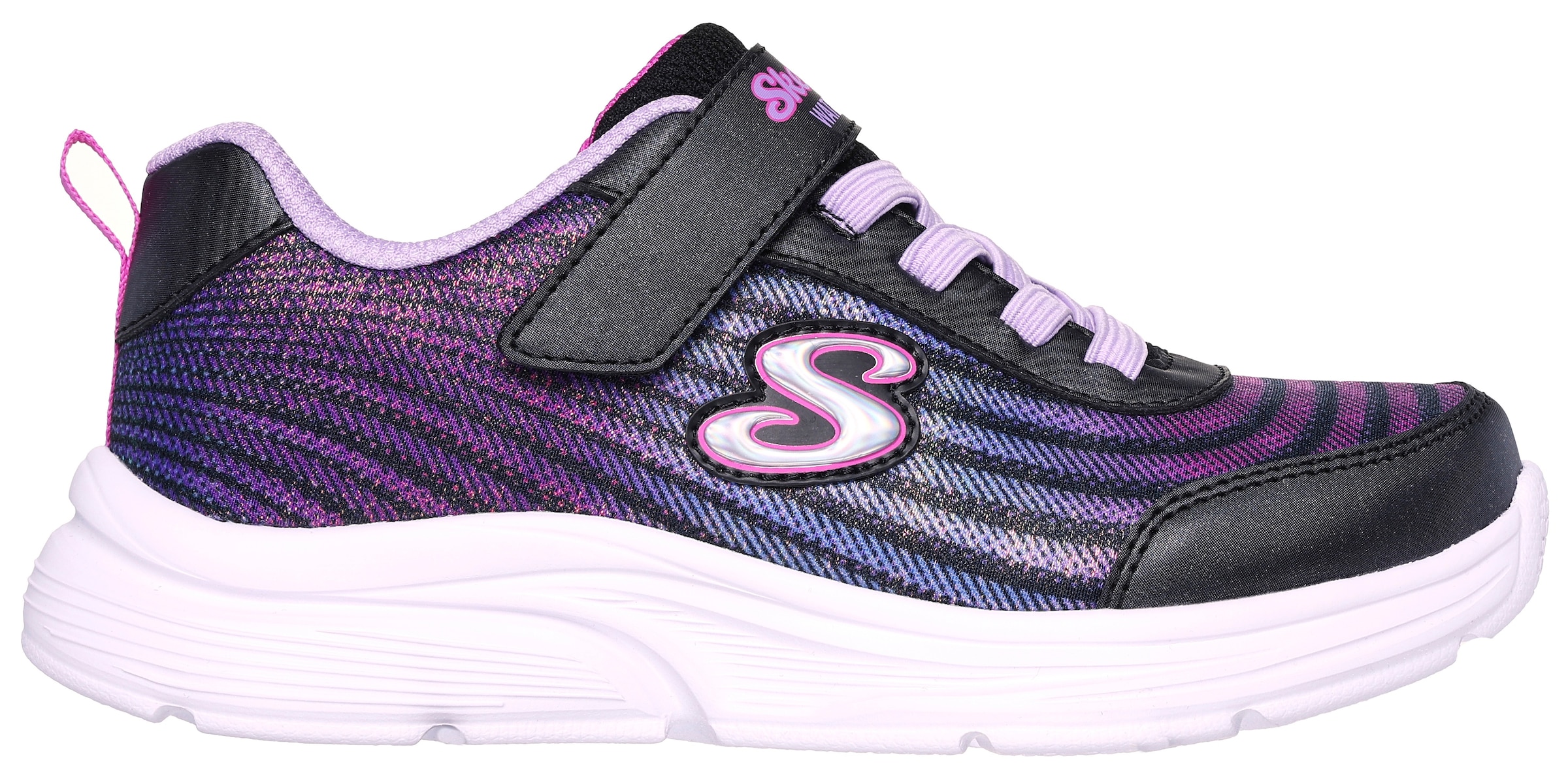 Skechers Slip-On Sneaker »WAVY LITES-HYDRO CRUSH«, Kindergarten Schuh, Klettschuh mit wasserabweisendem Finish