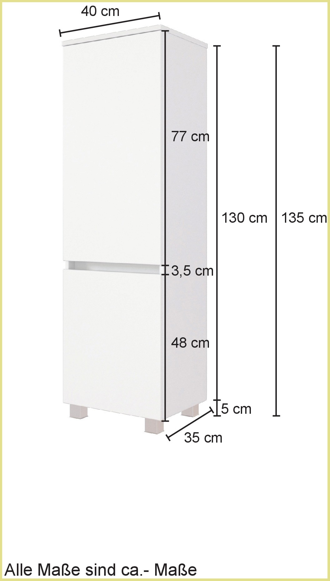 welltime Badezimmer-Set »Kaunas«, (Set, 5 St.), bestehend aus Waschtisch-Set mit Seitenschrank, Breite 160 cm