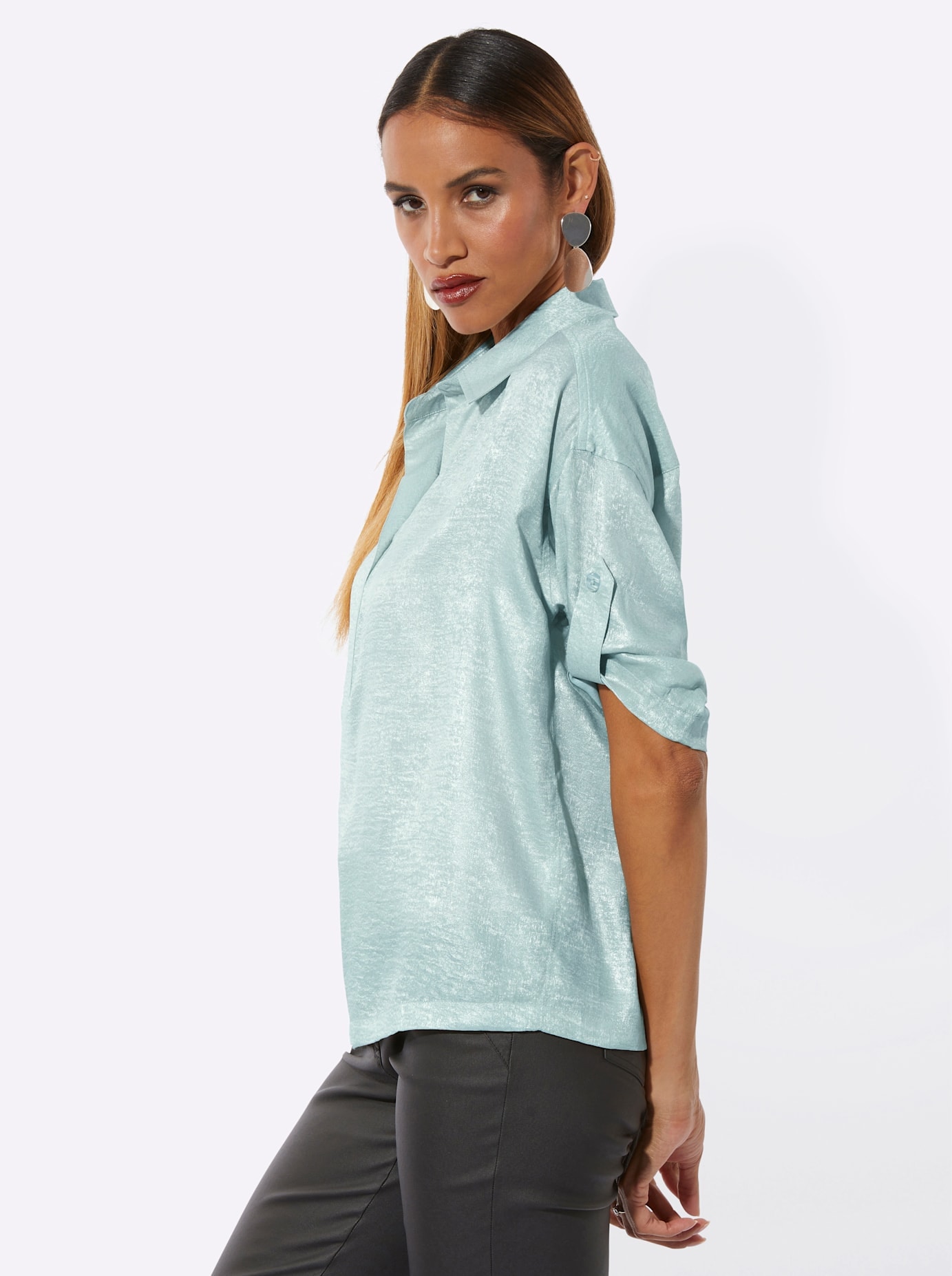 creation L Satinbluse