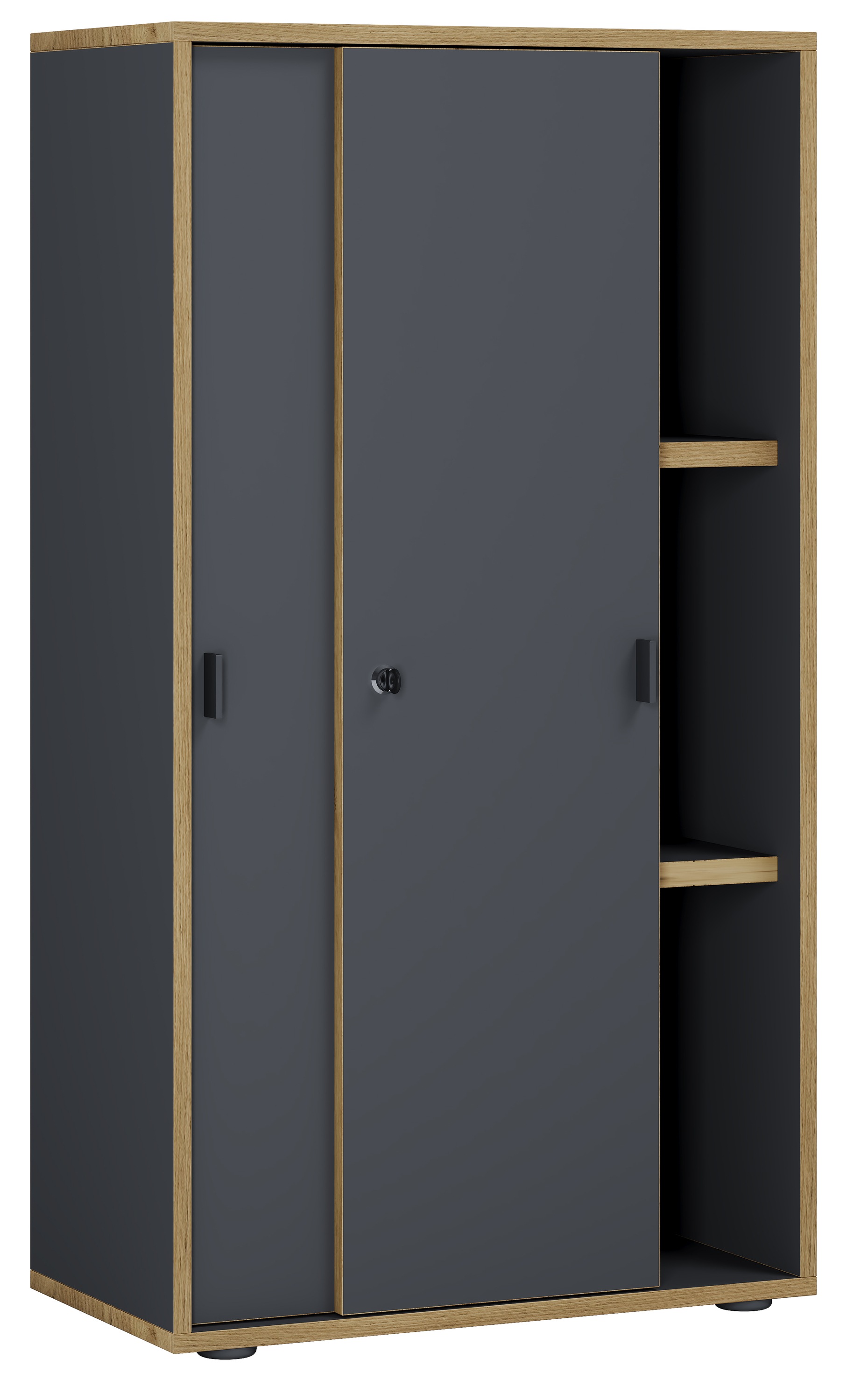 VCM Aktenschrank "Büroschrank Aktenschrank Schiebetüren Salia 3fach" 1 Stk. günstig online kaufen