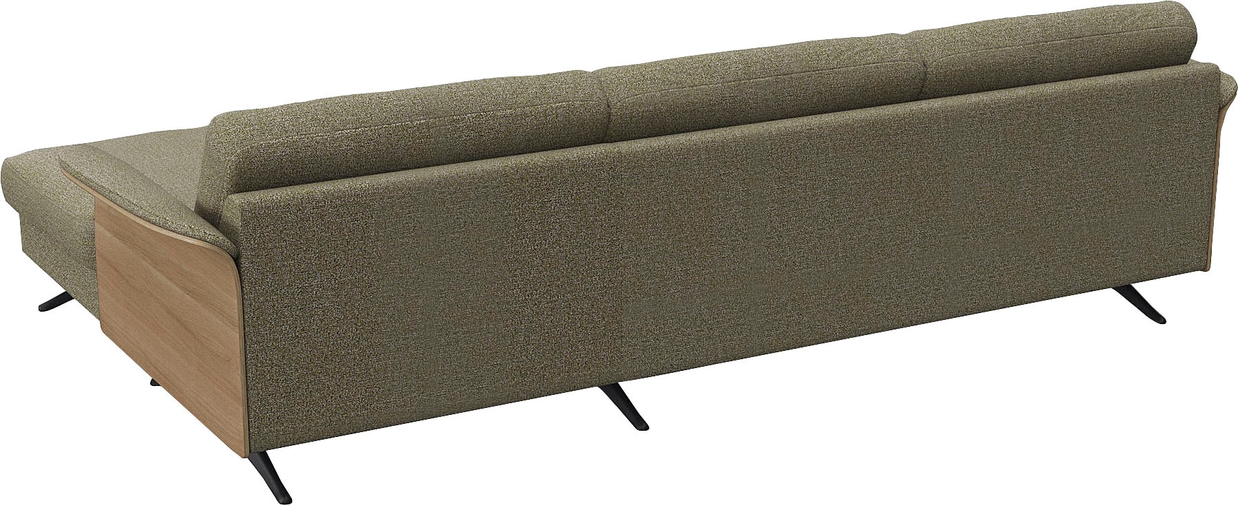 FLEXLUX Ecksofa »Glow, super bequem durch hochwertigem Sitzaufbau mit Federkern, L-Form«, Modernes skandinavisches Design