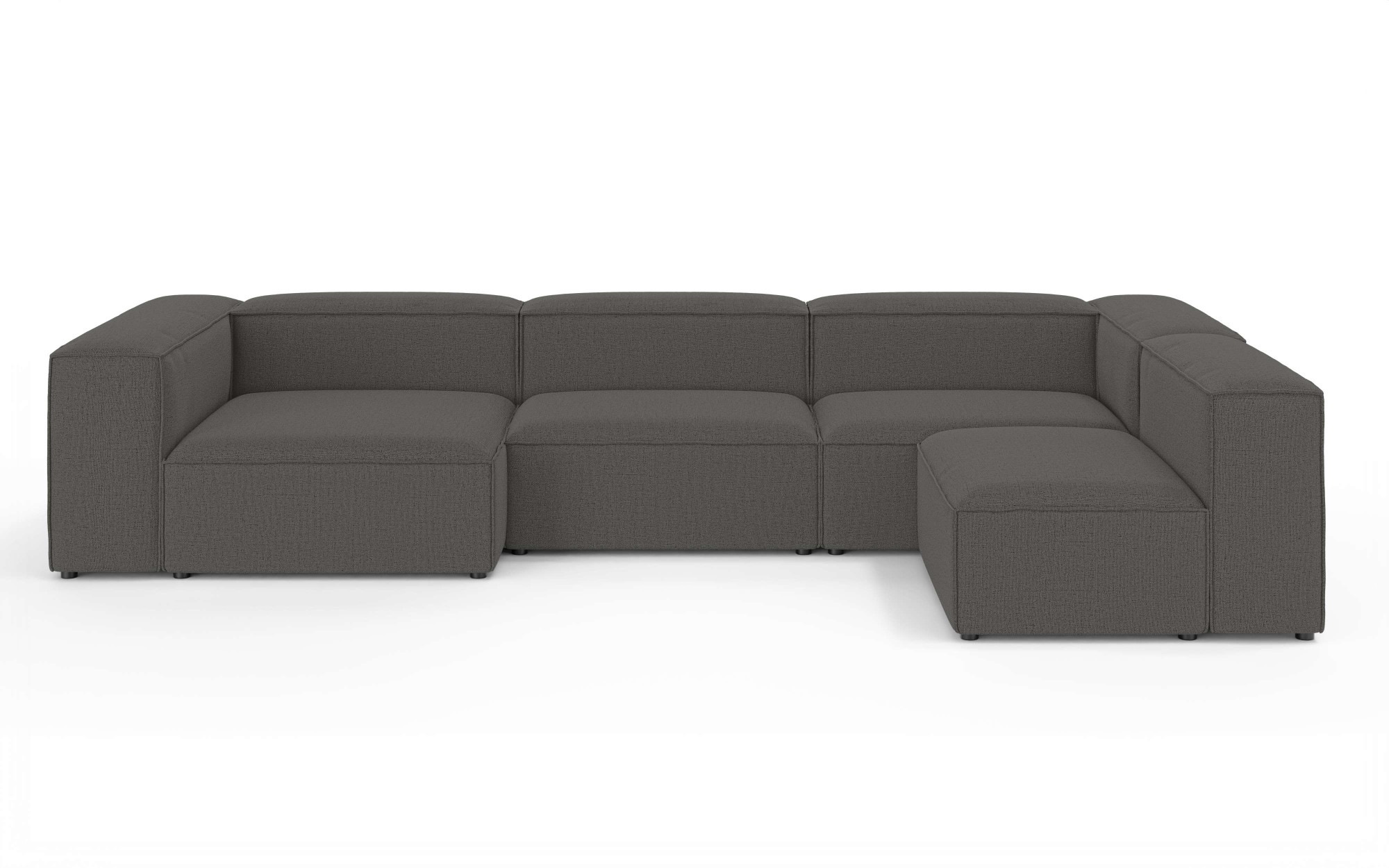 OTTO home Wohnlandschaft "HAILY U-Form mit Ottomane links/rechts, Maße B/T/ günstig online kaufen