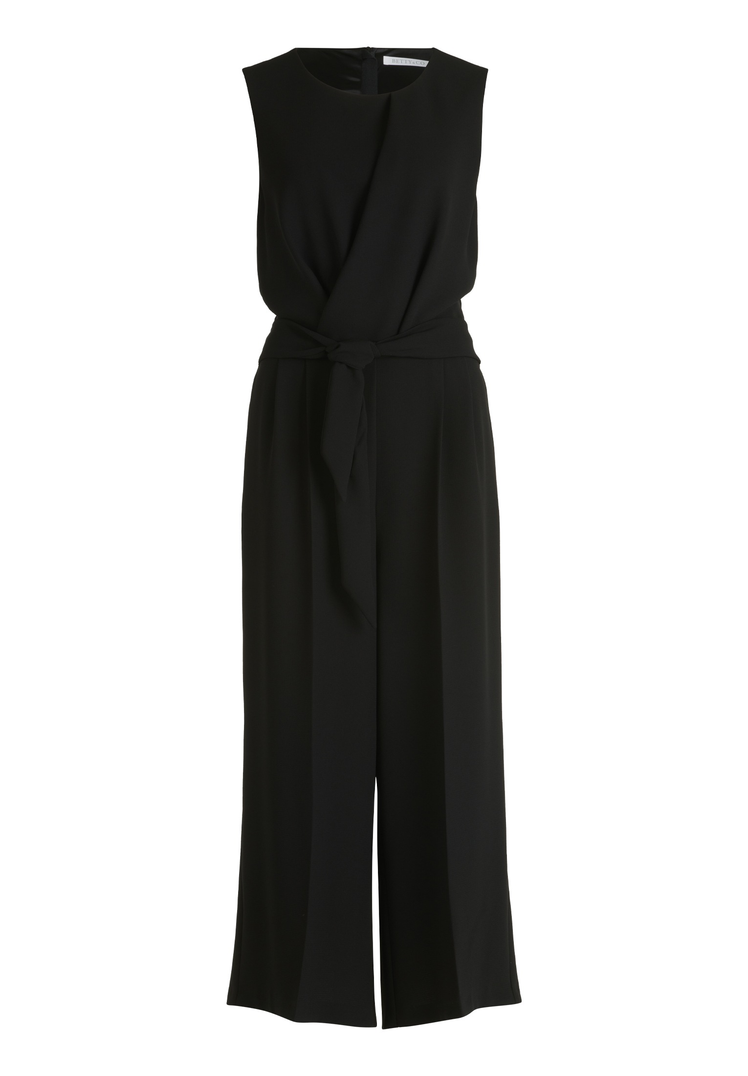 Betty&Co Overall »Betty & Co Jumpsuit ohne Arm«, (1 tlg.), Falten
