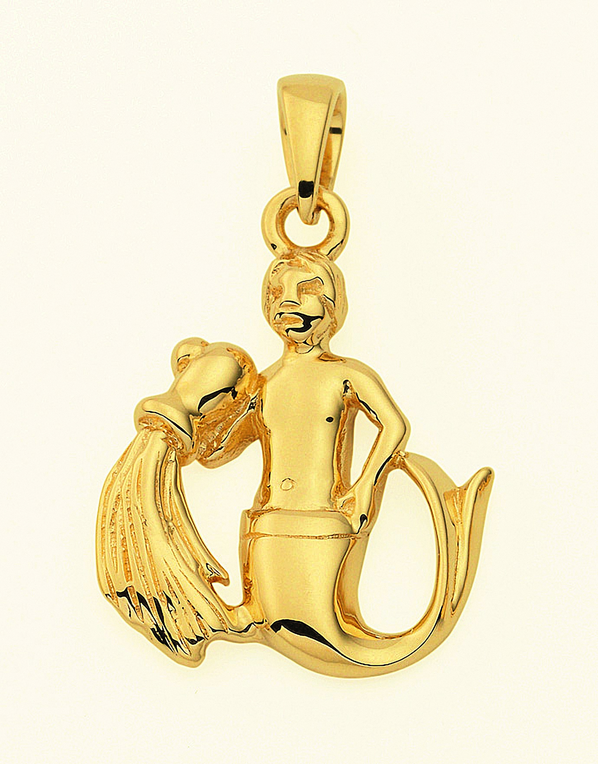 bestellen | Sternzeichen Wassermann«, Anhänger BAUR mit Kette Halskette mit Adelia´s - Schmuckset Anhänger Set Gold »585