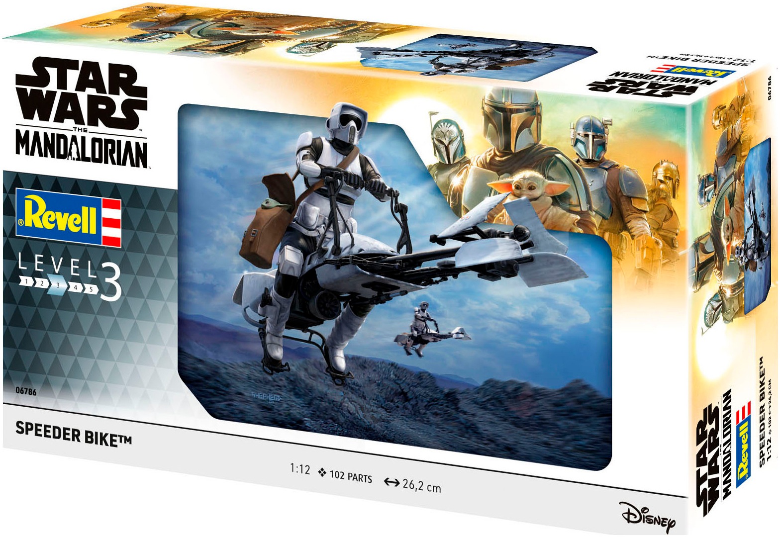 Revell® Modellbausatz »Speeder Bike™: The Mandalorian«, 1:12, Made in Europe