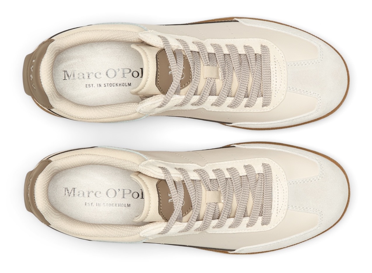 Marc O'Polo Sneaker »Charlie«  Schnürschuh, Halbschuh, Casual-Sneaker mit honigfarbener Laufsohle