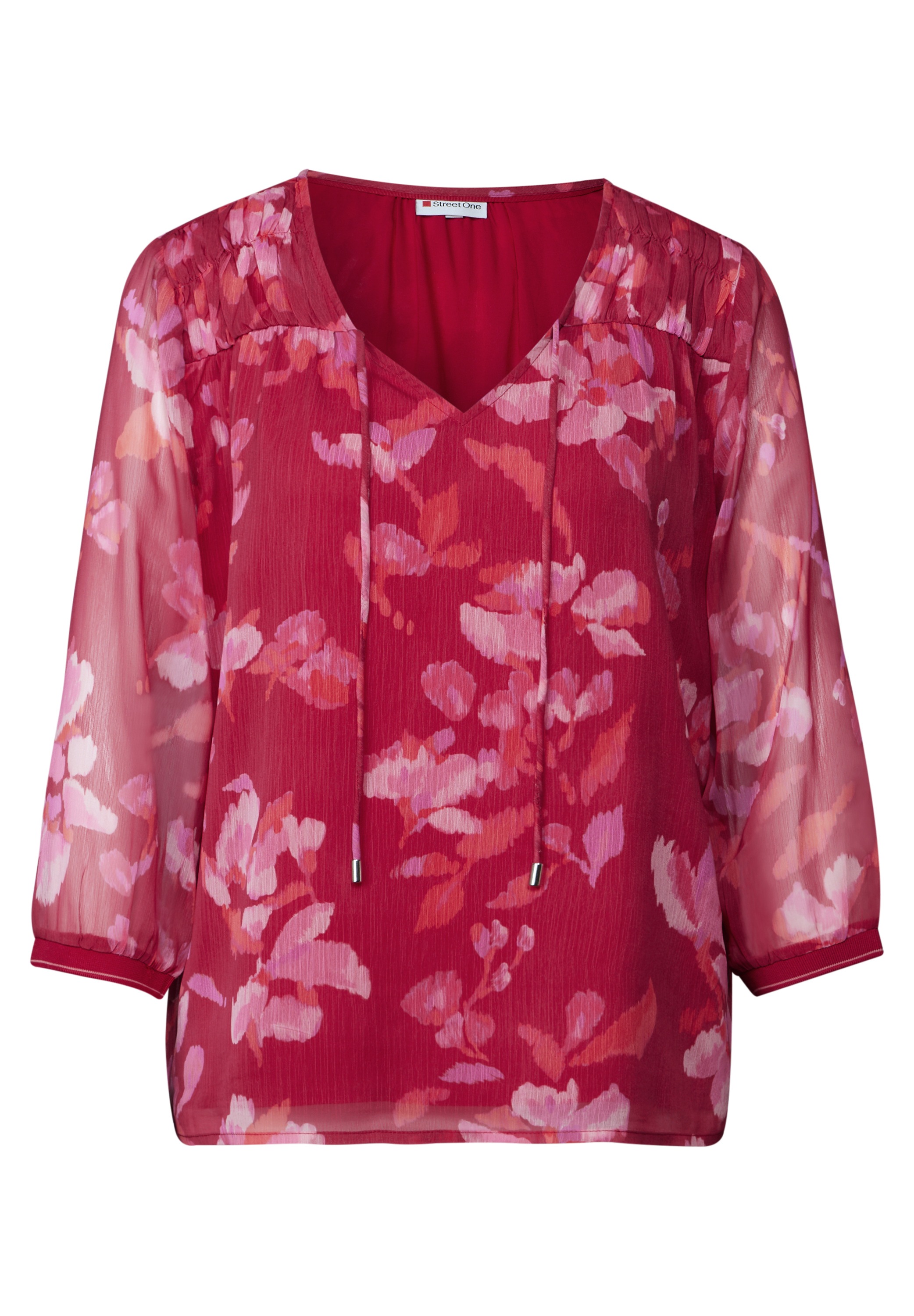 STREET ONE Chiffonbluse, mit All-Over Print