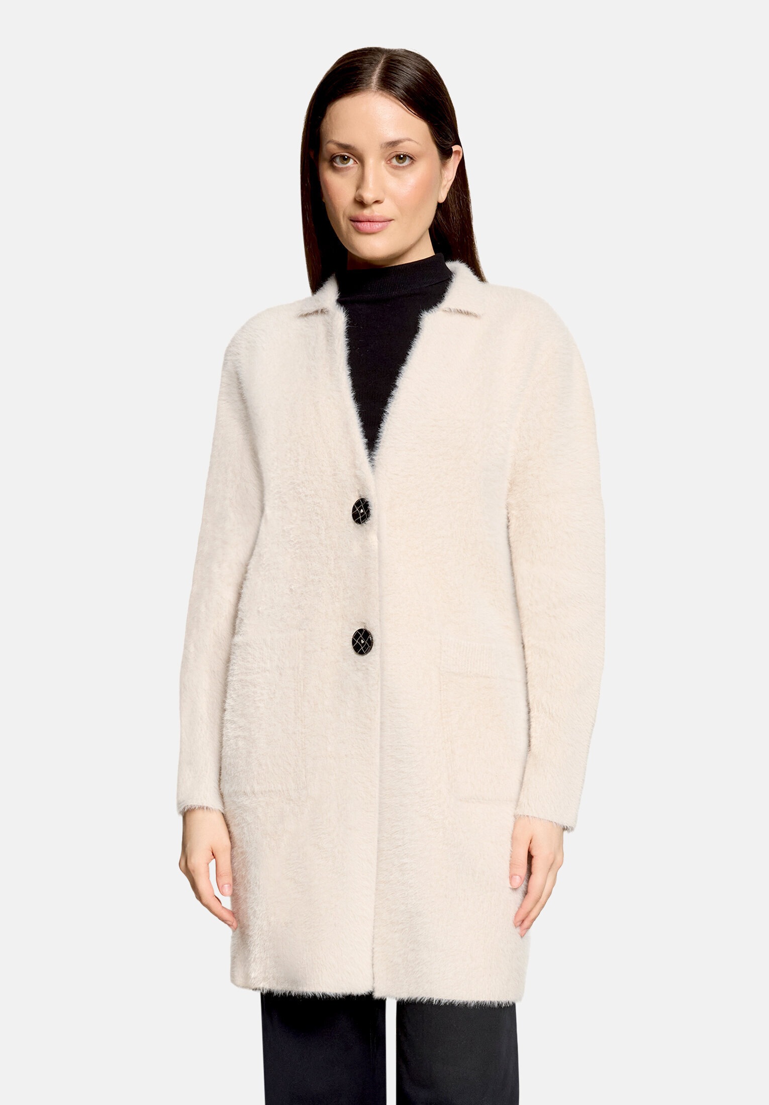 Amber & June Strickjacke »Damen mit aufgesetzten Taschen« 1