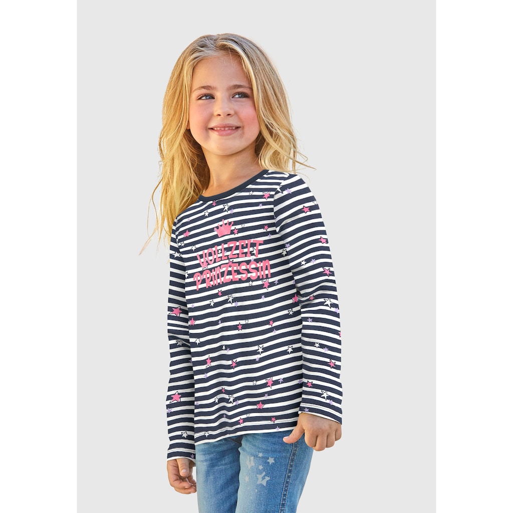 KIDSWORLD Langarmshirt »Vollzeit Prinzessin«