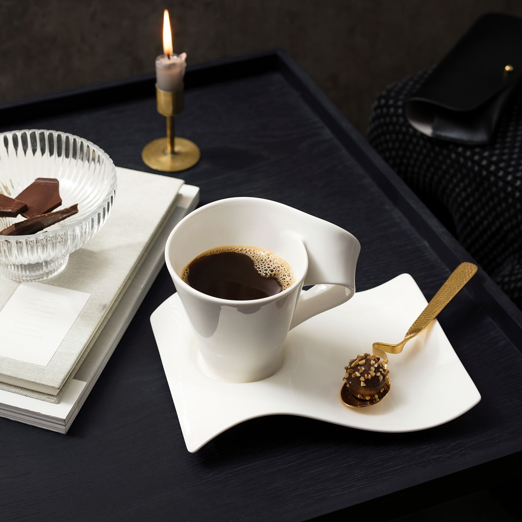 Villeroy & Boch Becher »Caffè Becher mit Henkel NewWave 250 ml 6er Set weiß«
