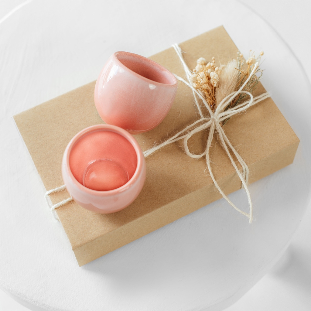 like. by Villeroy & Boch Eierbecher »Eierbecher Perlemor Home Coral 50 ml 2er Set rosa-rot«