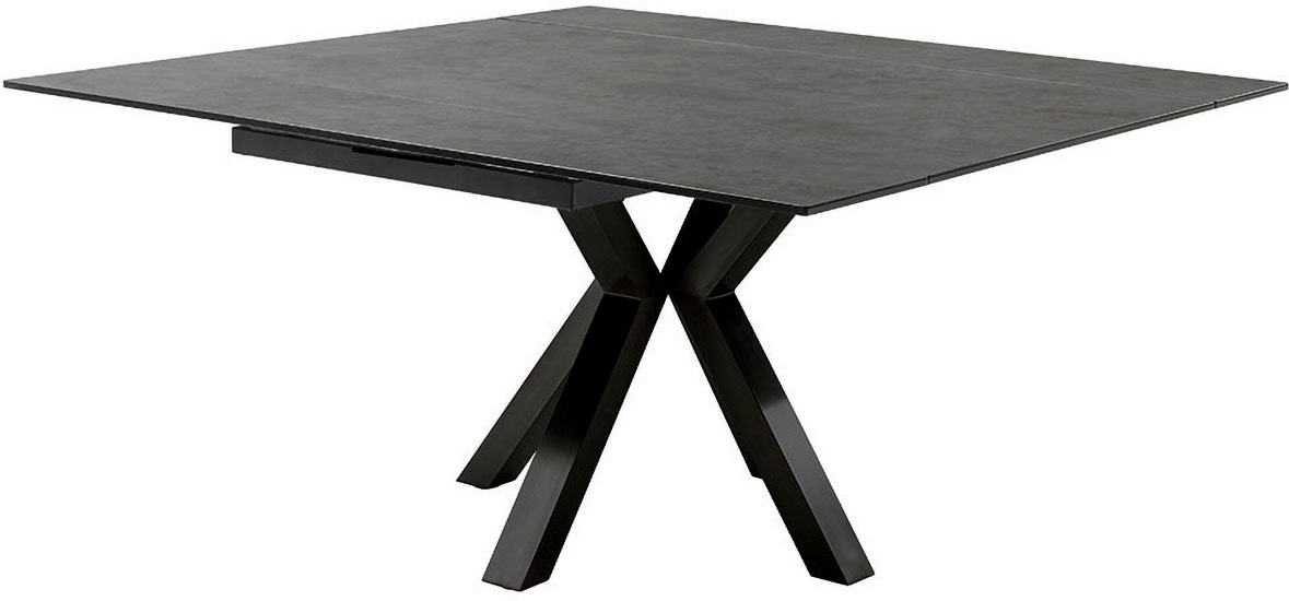 MCA furniture Esstisch »PALLINI Auszugstisch 90-150 cm«, (Einzelstück), Keramik,Metall,Längsseitenauszug,ausziehbar,Tischplatte 13 mm