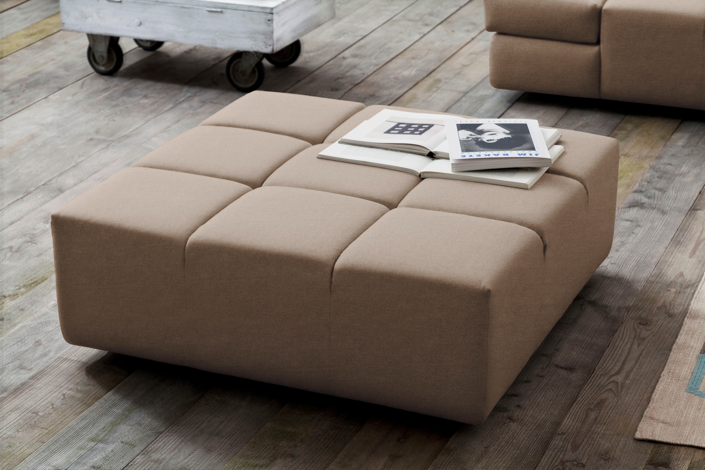 INOSIGN Polsterhocker »Ancona«, passend zur "Ancona"-Polsterserie, auch in Cord + Easy Care