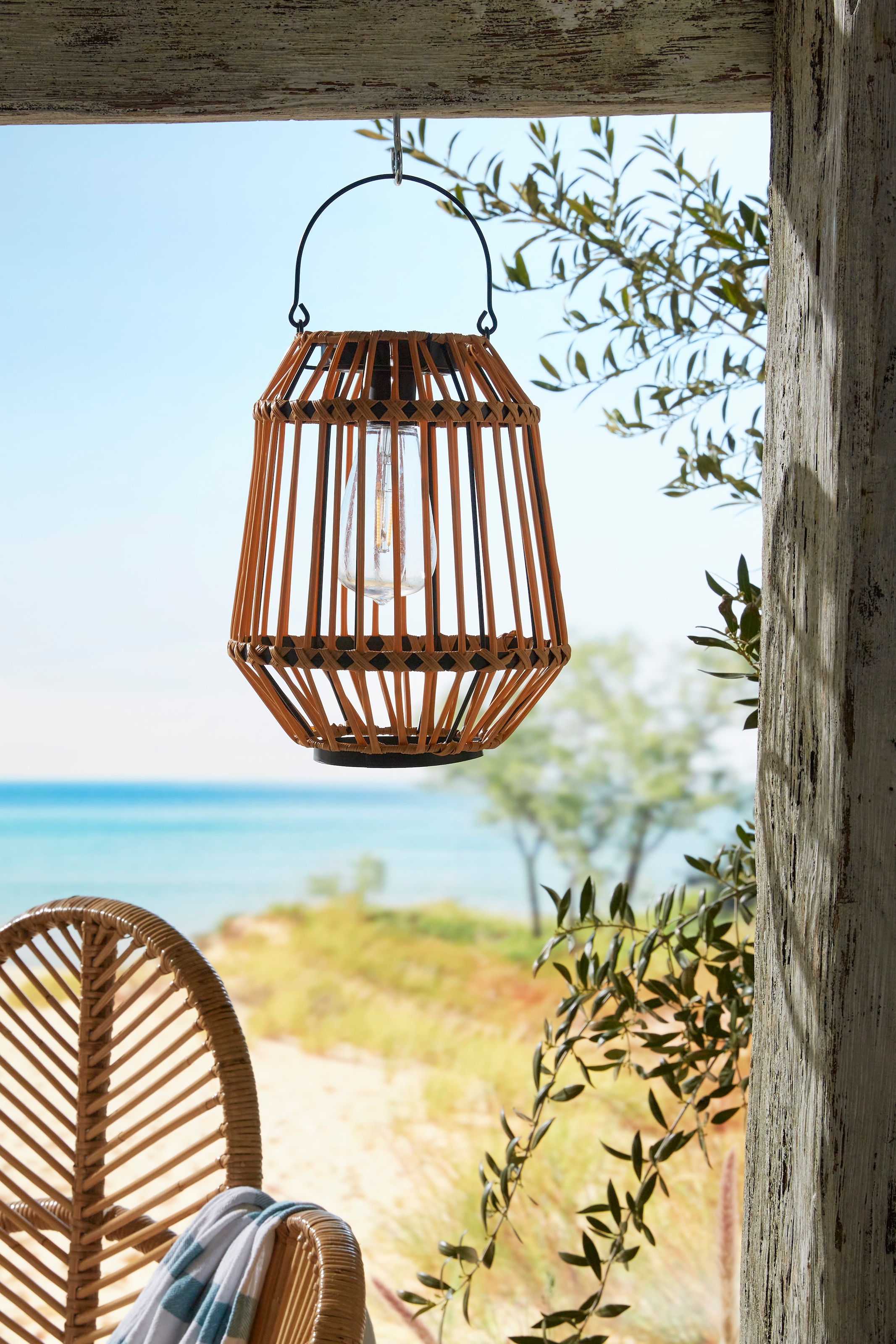 LUXFORM Außen-Tischleuchte »Solar-Tischlampe - Ibiza - LED - 15 Lumen«, Leuchtmittel LED-Modul | LED fest integriert, Solarbetrieben