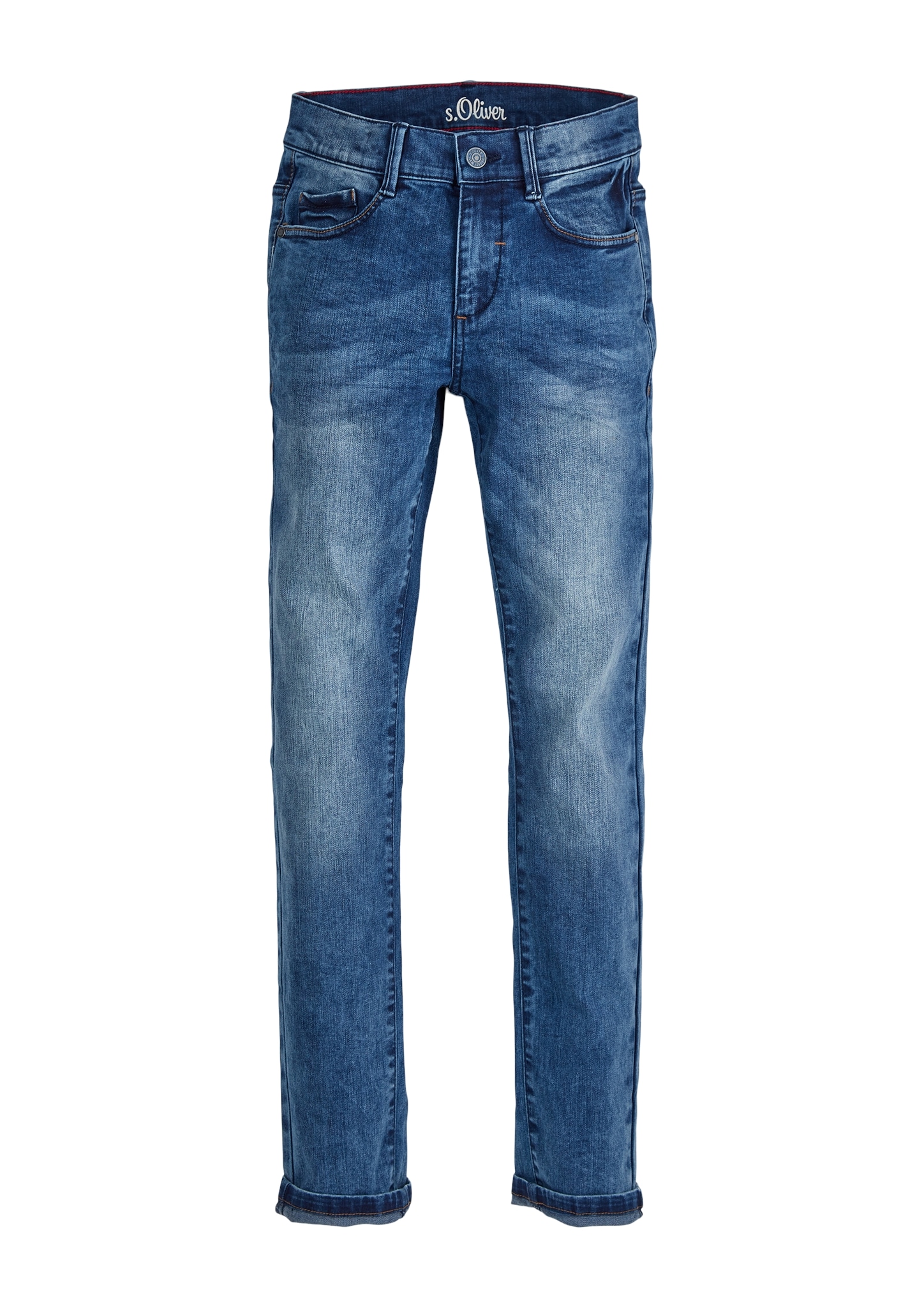 s.Oliver Junior Regular-fit-Jeans, mit authentischer Waschung