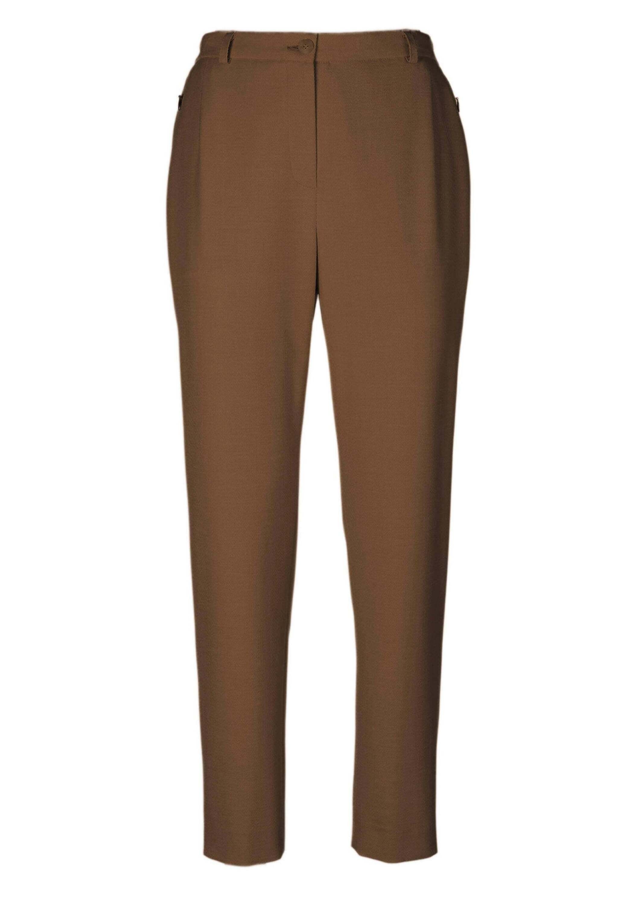 GOLDNER Stoffhose "Hose Carla mit Rippenstruktur" Rippenstruktur