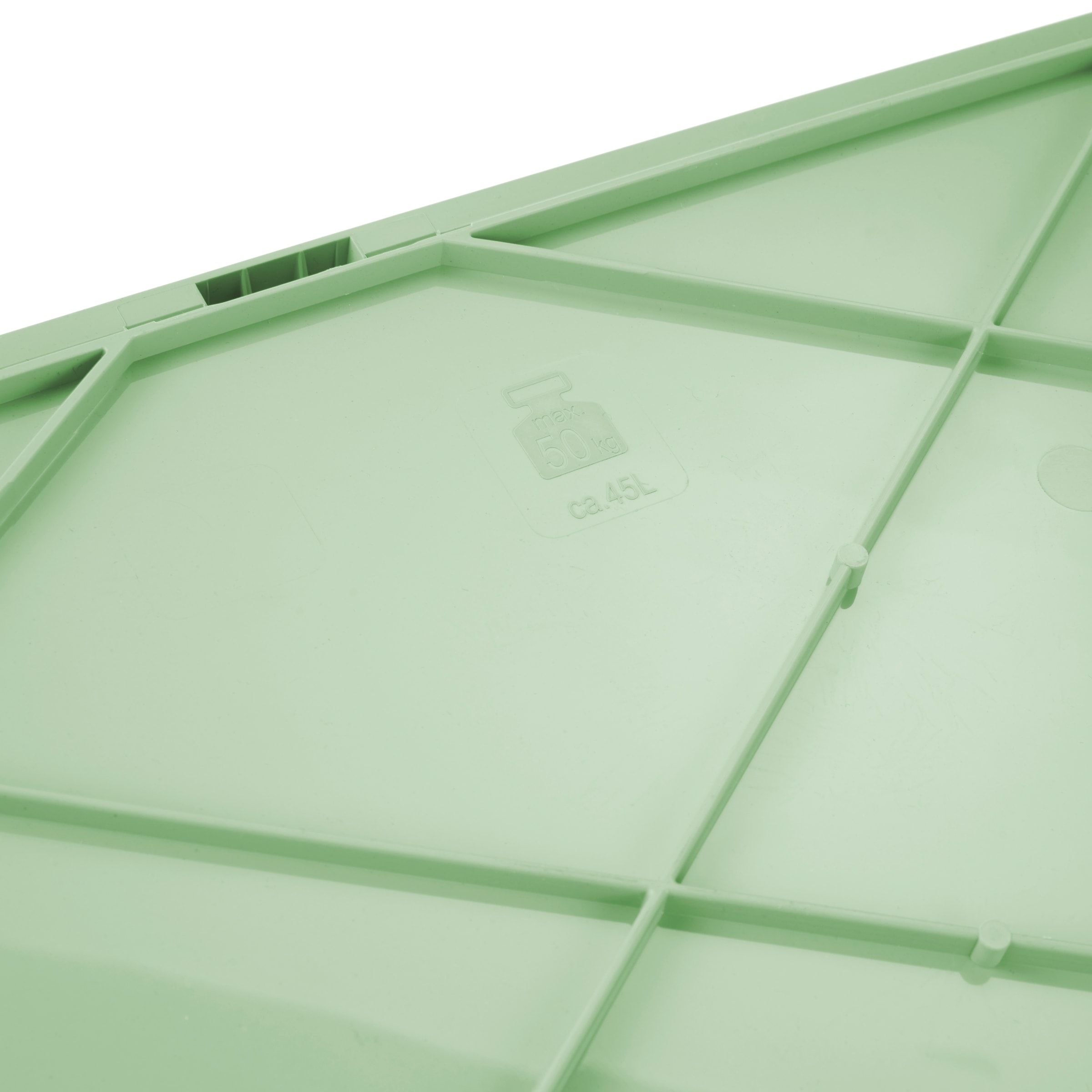 keeeper Klappbox »ben eco, Profi-Klappbox mit Softgriffen, 54 x 37 x 28 cm, 45 l«, (1 tlg.), Soft-Touch-Griffe, zusammenklappbar
