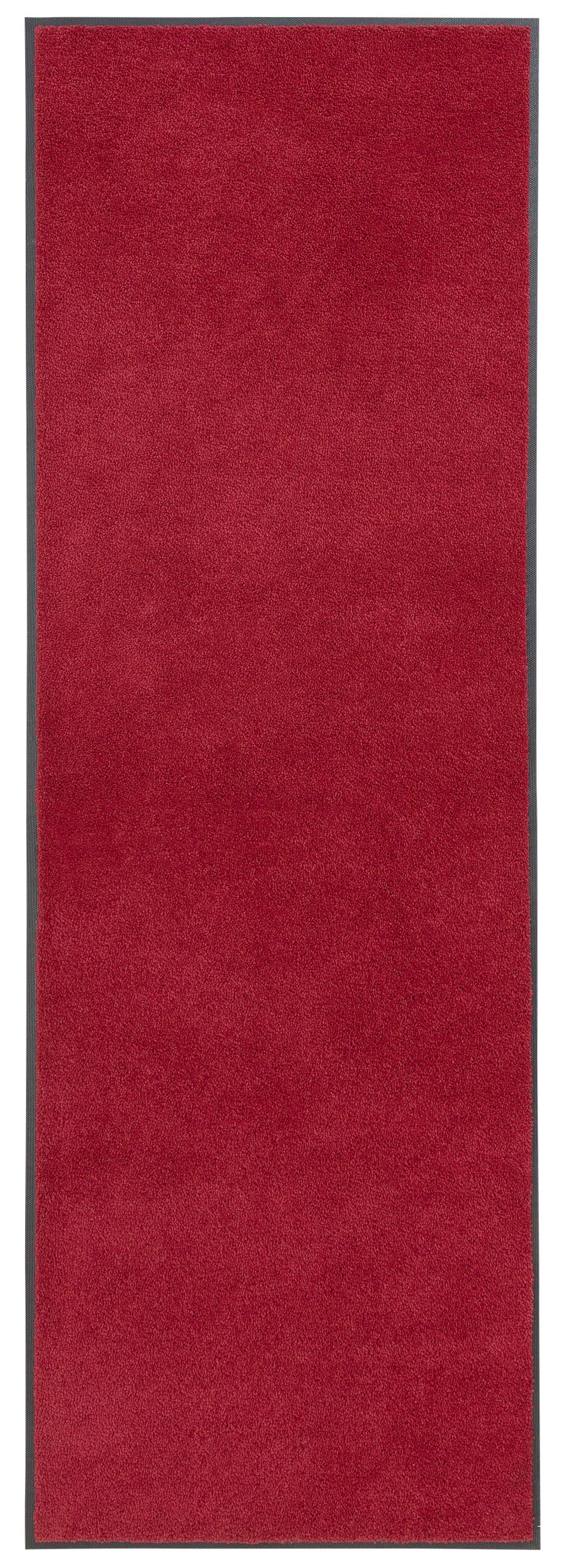OTTO home Läufer "Lavea" rechteckig 9 mm Höhe Läufer, Teppichläufer, Brücke, Schmutzfangmatte, Uni-Farben, waschbar
