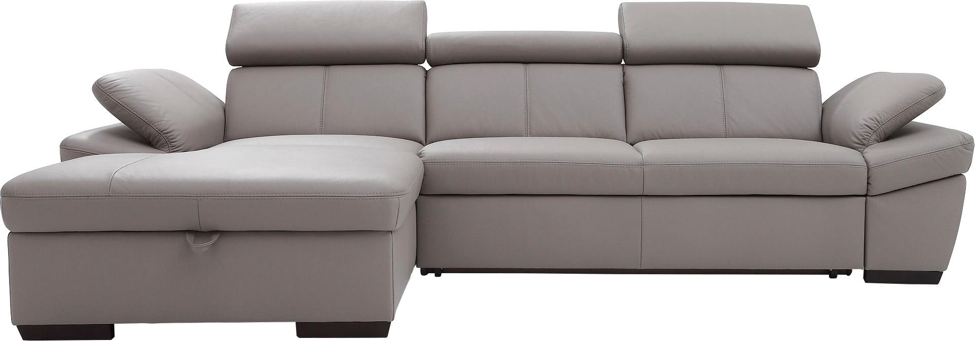 exxpo - sofa fashion Ecksofa »Salerno, klassisch modernes Funktionssofa, hoher Sitzkomfort, L-Form«, inkl....