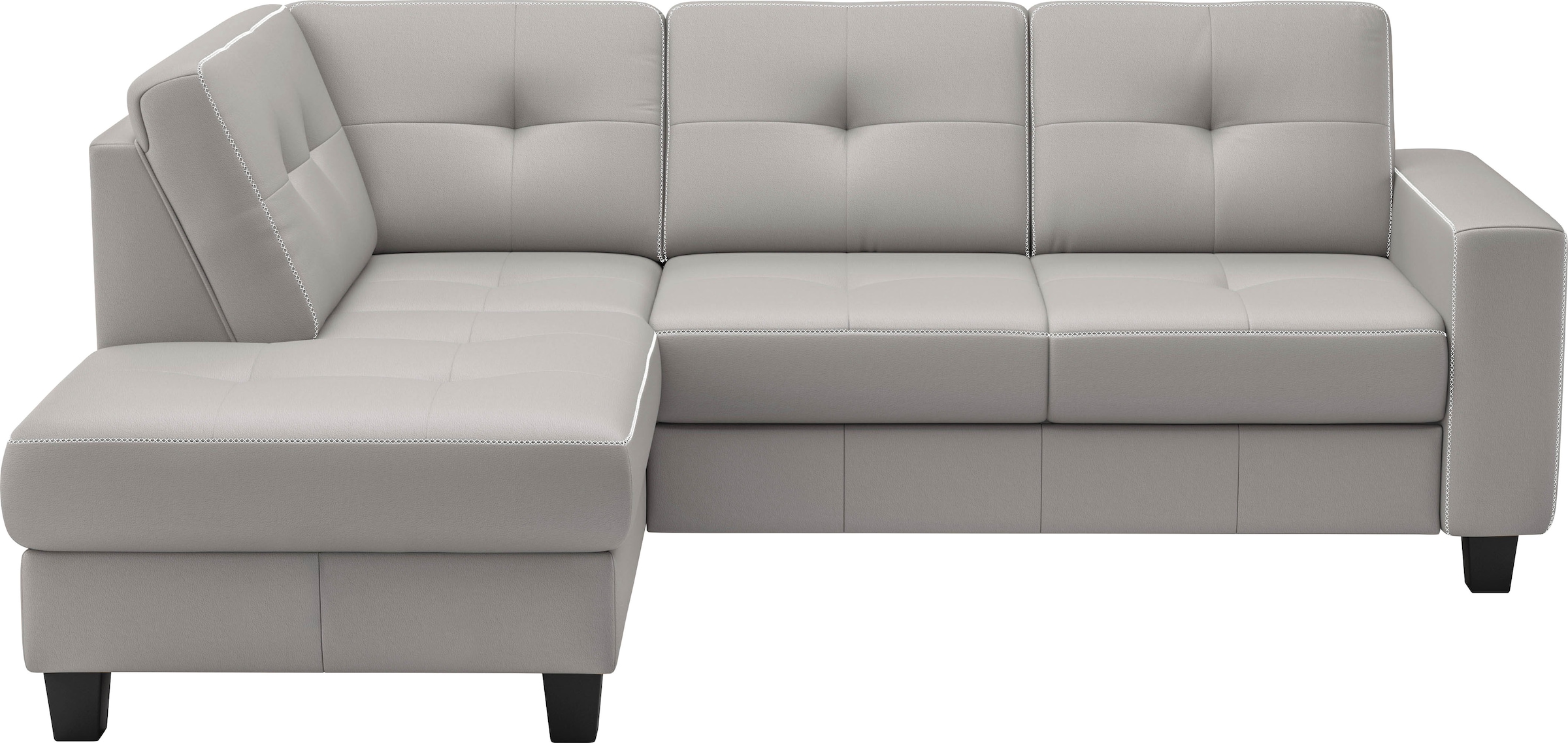 Places of Style Ecksofa "Varese", wahlweise mit Bettfunktion und Bettkasten günstig online kaufen