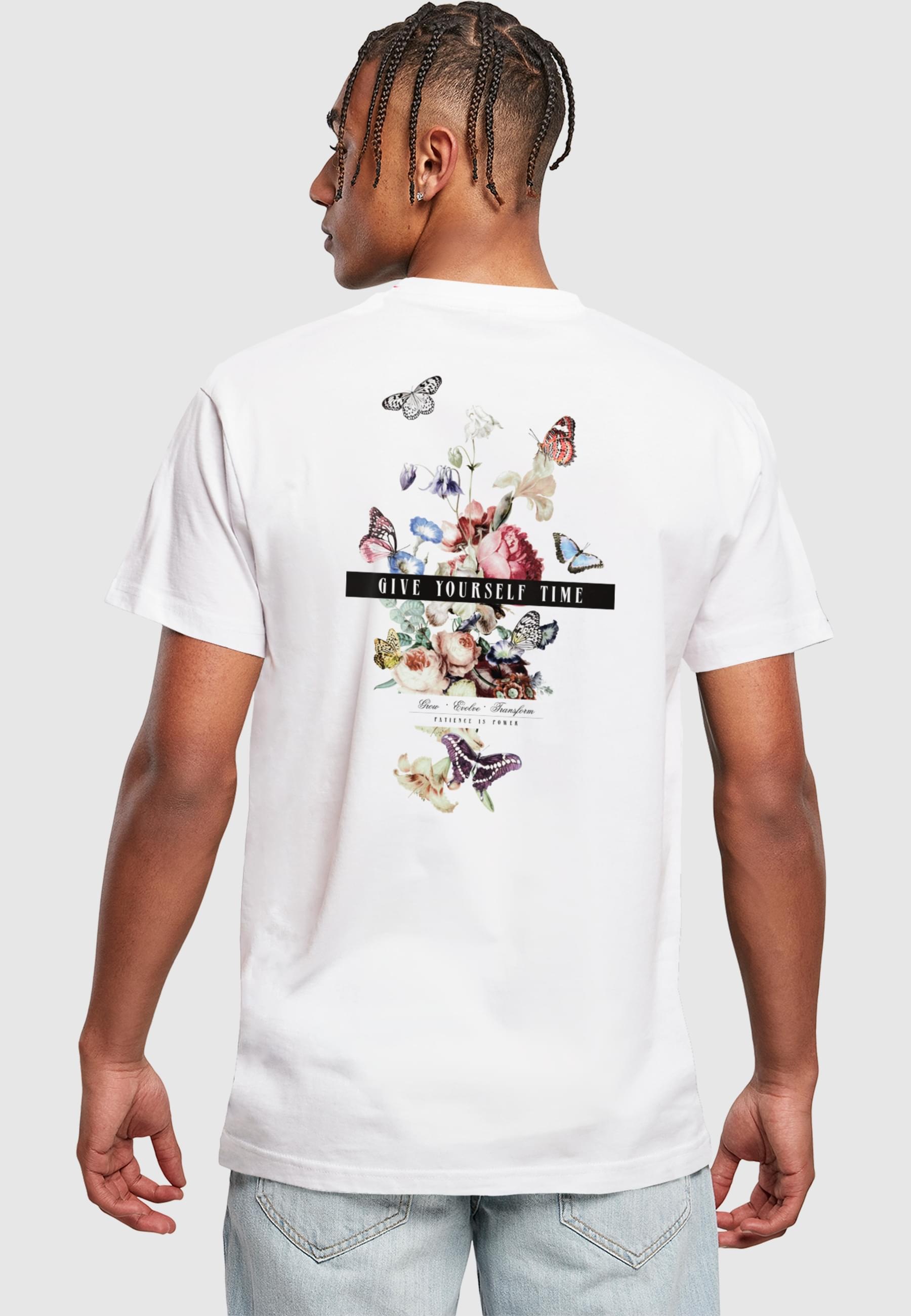 MisterTee T-Shirt »MisterTee Herren Give Yourself Time Tee«, (1 tlg.)