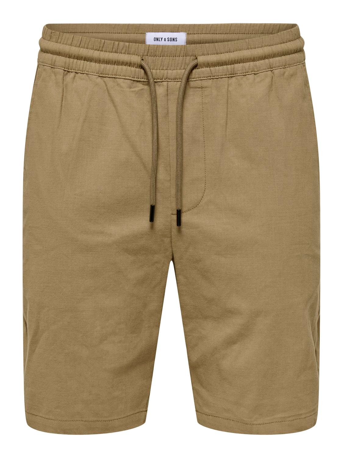 ONLY & SONS Chinoshorts "ONSCAPRI SLIM SLUB CHINO SHORTS OTL" günstig online kaufen