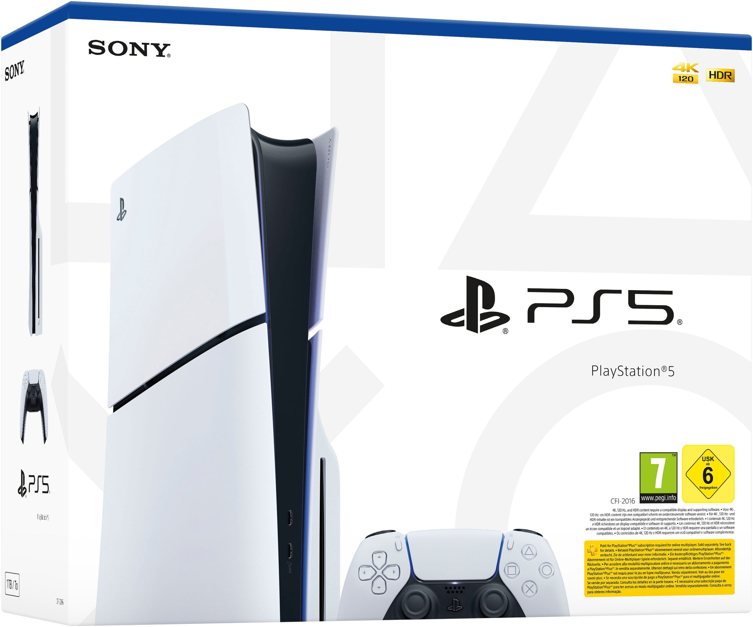 PlayStation 5 Konsolen-Set »PS5 Disk Edition (Slim) + Pulse Elite Gaming-Headset«, PlayStation 5 Disc Edition + PULSE Elite Headset