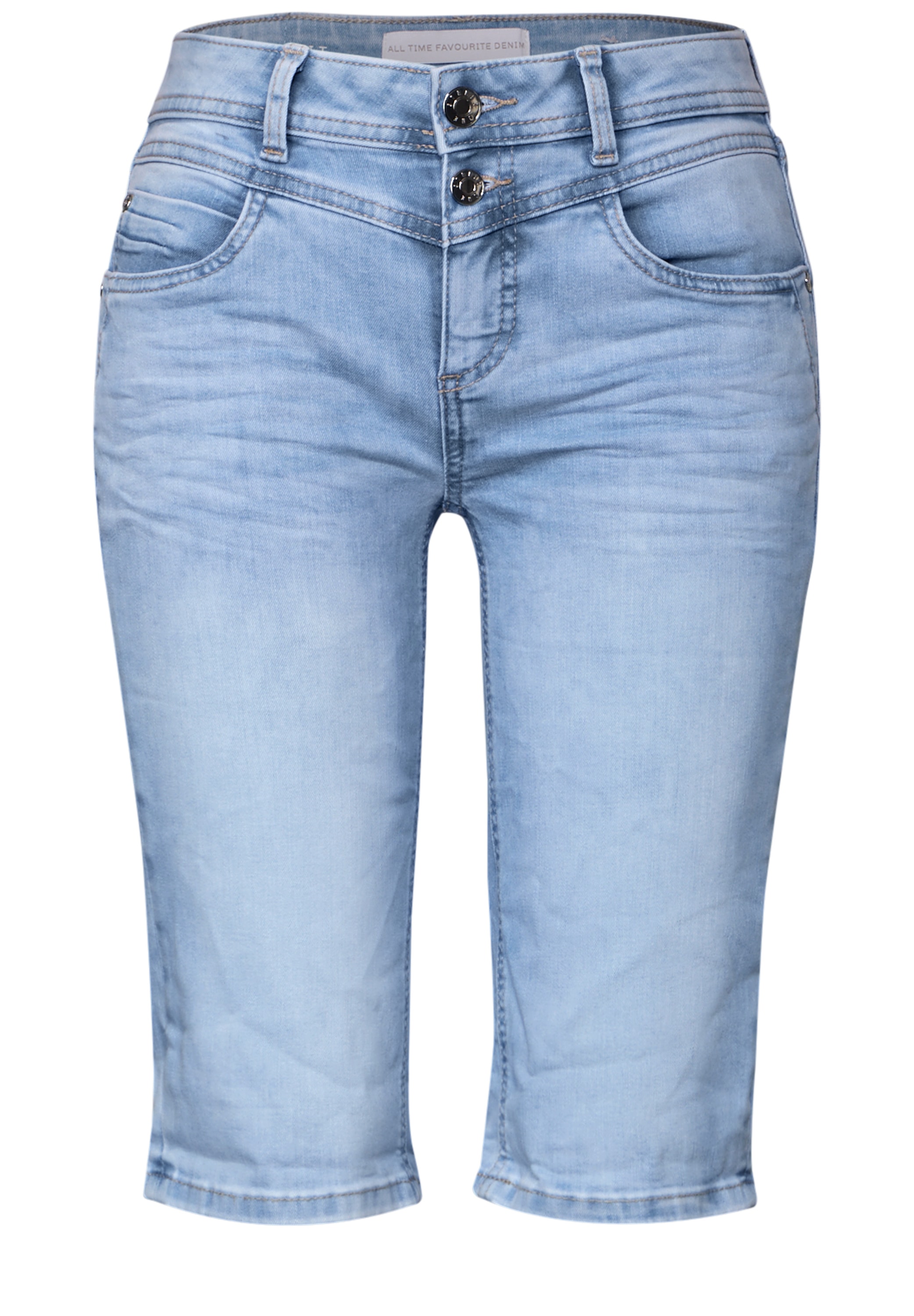 STREET ONE Comfort-fit-Jeans, Middle Waist