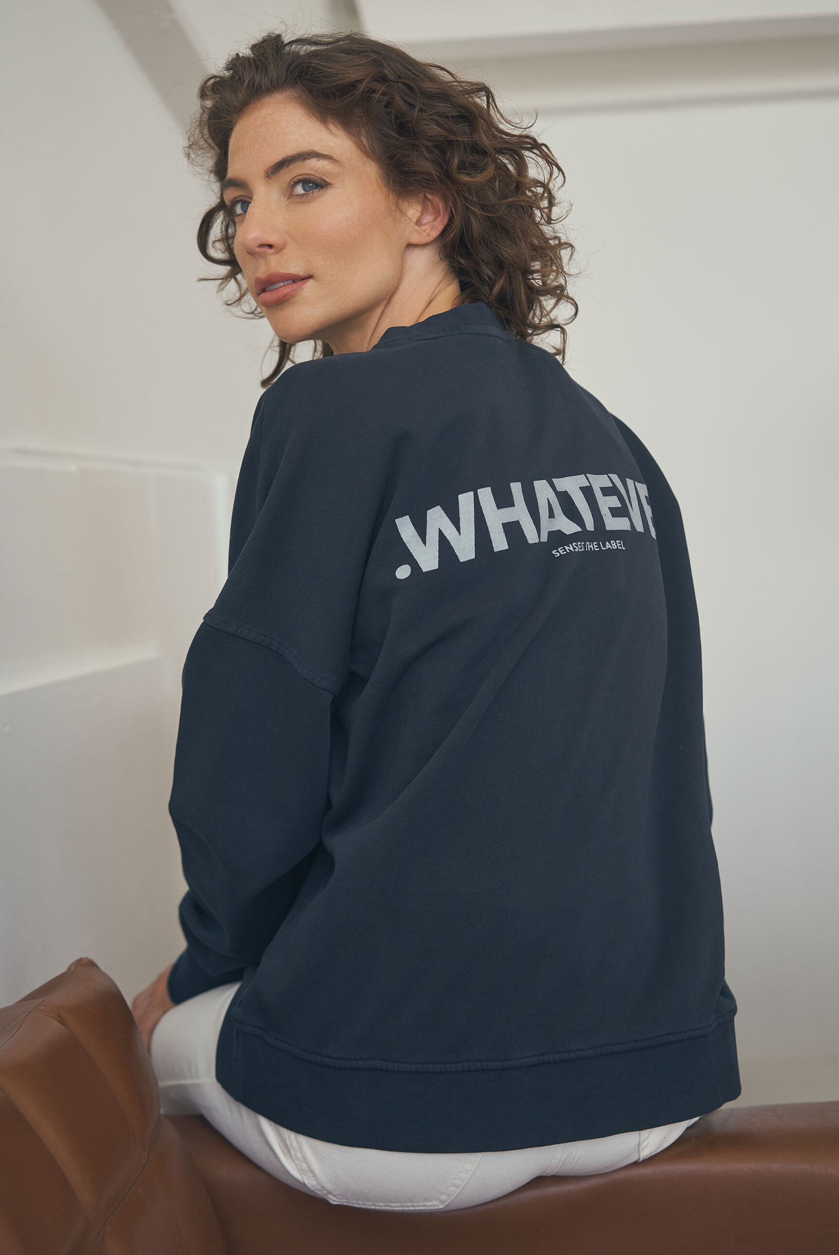 SENSES.THE LABEL Sweater, mit überschnittenen Schultern günstig online kaufen