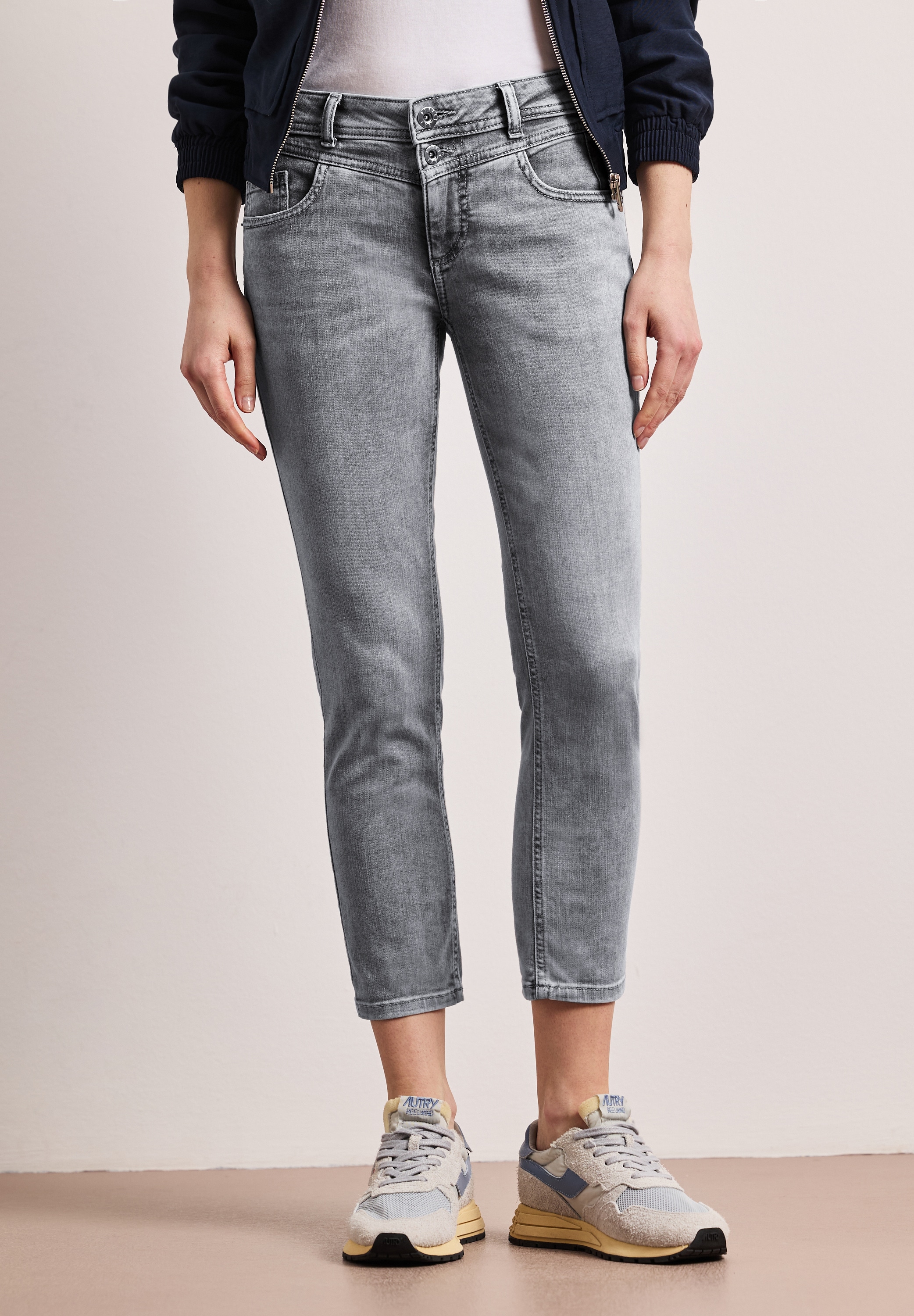 STREET ONE Slim-fit-Jeans Middle Waist