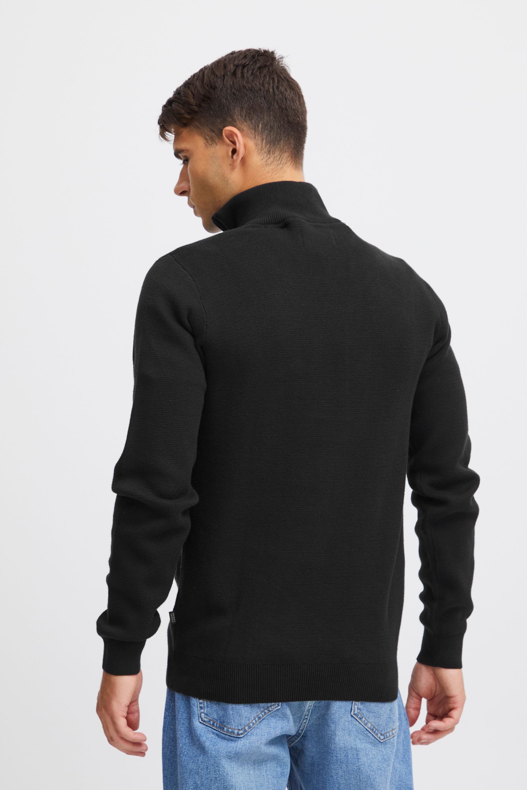 Troyer CASUAL FRIDAY "Troyer CFKarl", Herren, Gr. XXL, schwarz (schwarz beauty), Obermaterial: 100% Baumwolle CO., unifarben, normal, Rundhals, Pullover Troyer 3