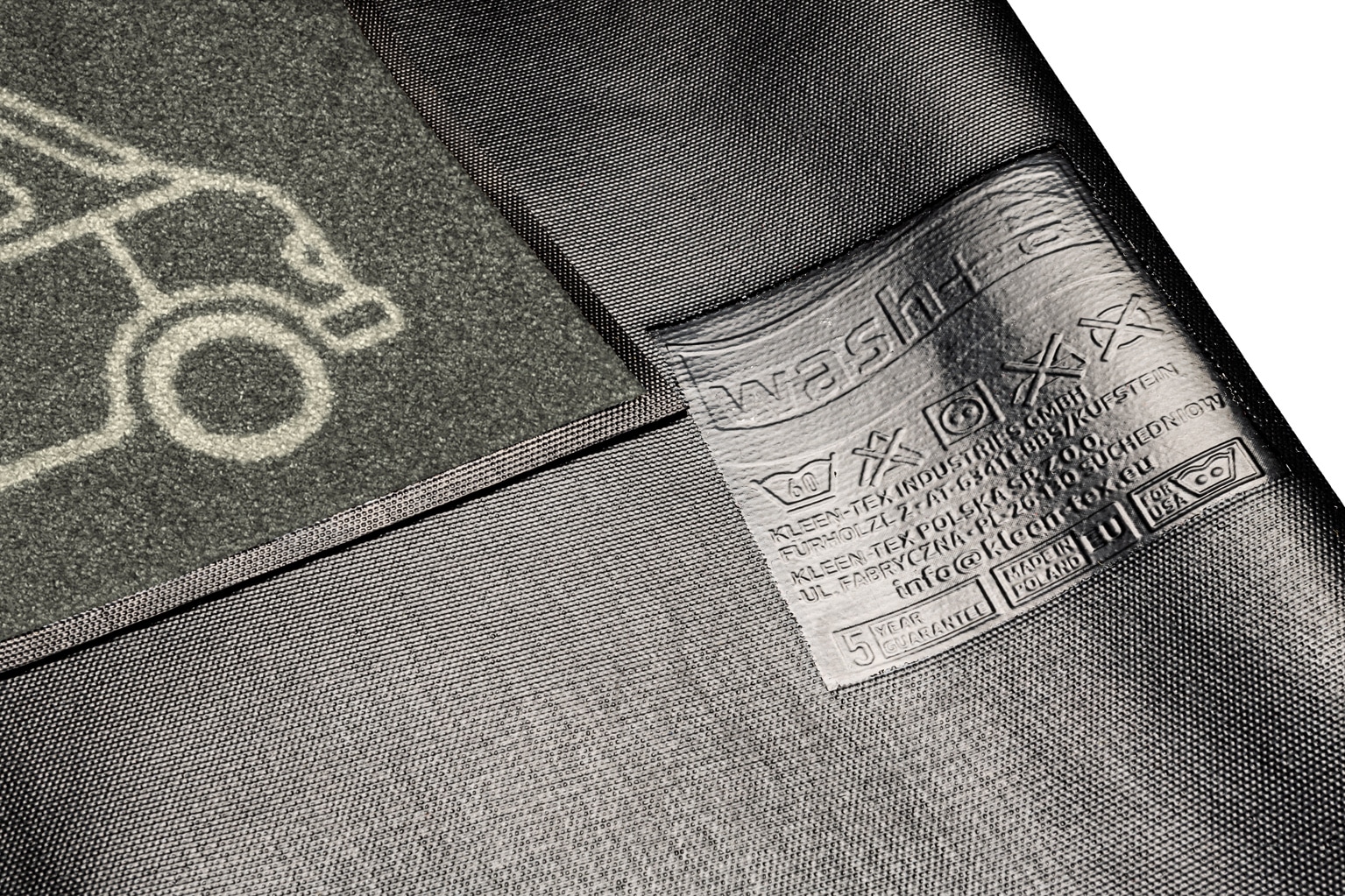 wash+dry by Kleen-Tex Läufer »Keep it Simple grey«, rechteckig, 7 mm Höhe
