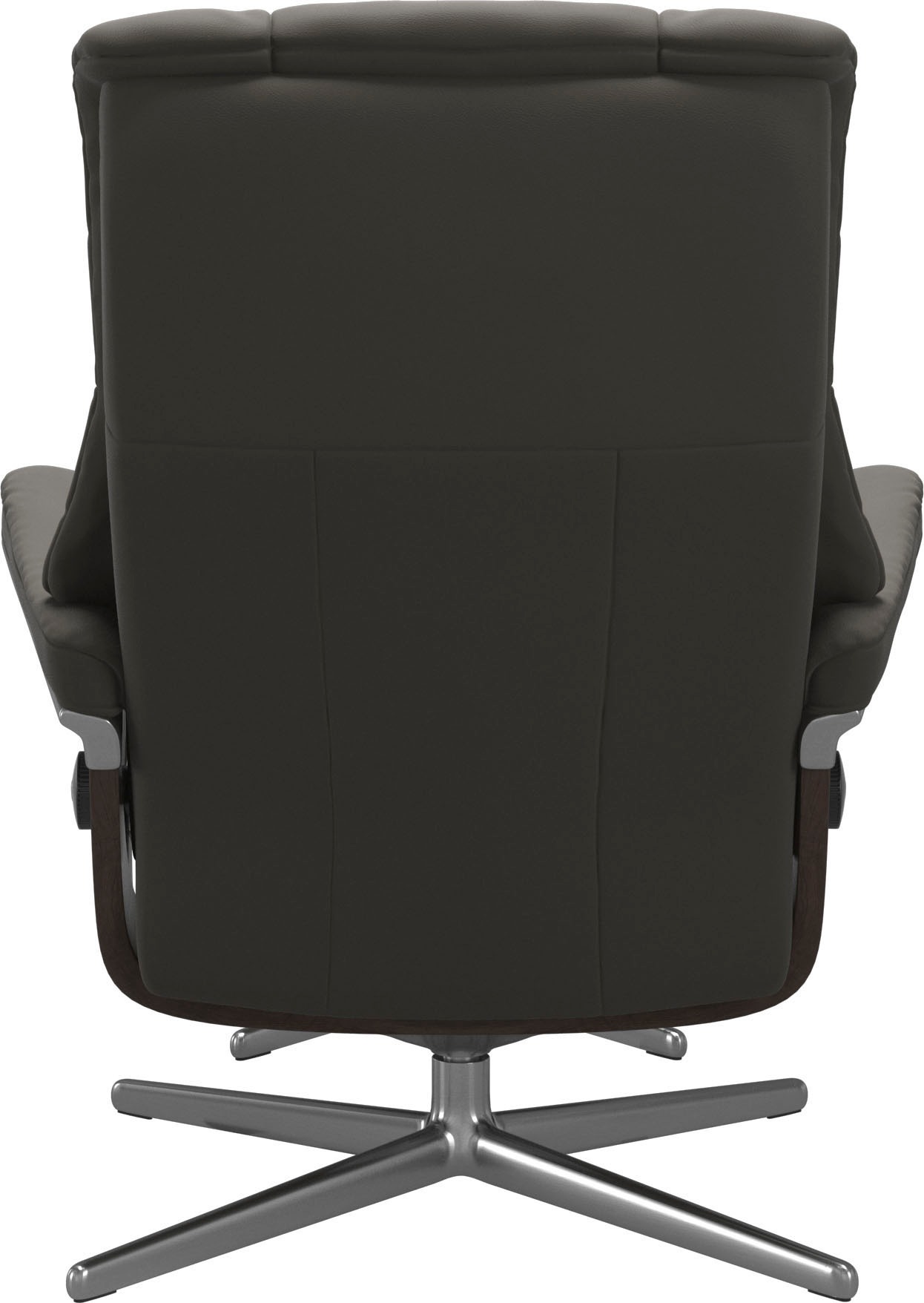 Stressless® Relaxsessel »Mayfair« Set, Relaxsessel mit Hocker,  mit Hocker, mit Cross Base, Größe S, M & L, Holzakzent Wenge