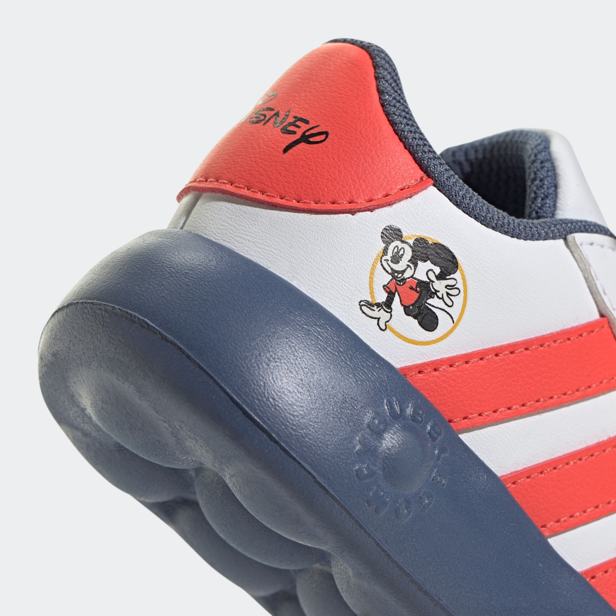 adidas Sportswear Klettschuh »ADIDAS X DISNEY MICKEY AND FRIENDS GRAND COURT 2.0 KIDS«, Design auf den Spuren des adidas Superstar, für Kinder