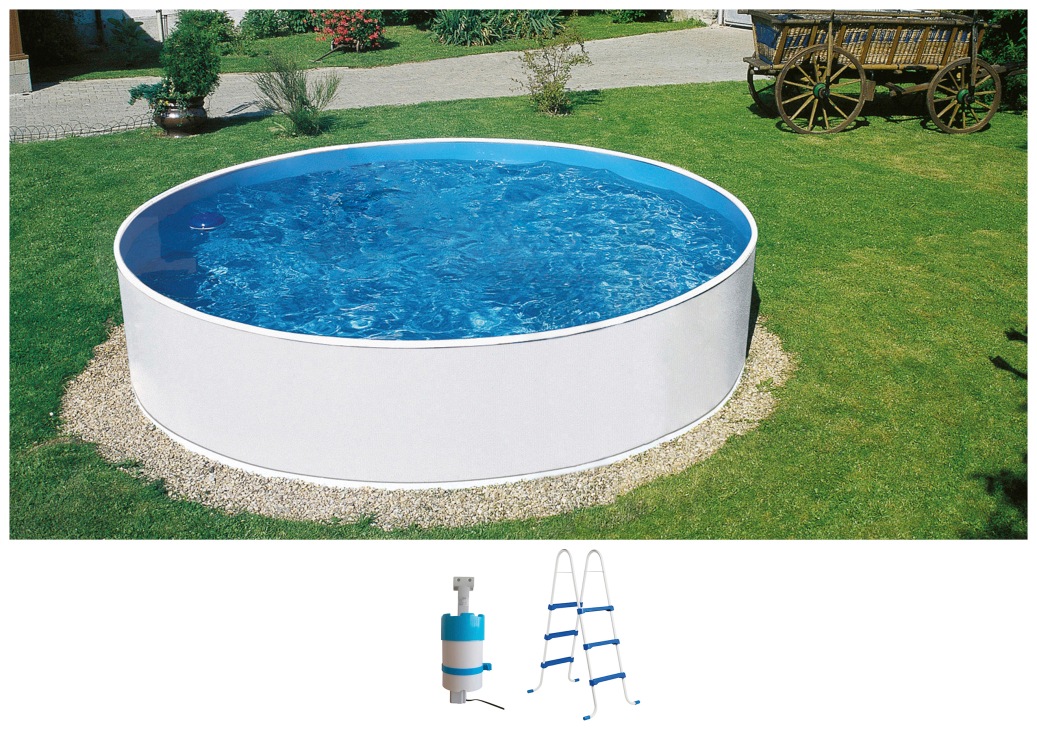 KONIFERA Rundpool "Usedom I inkl. Leiter & Einhängefilter" in verschiedenen günstig online kaufen