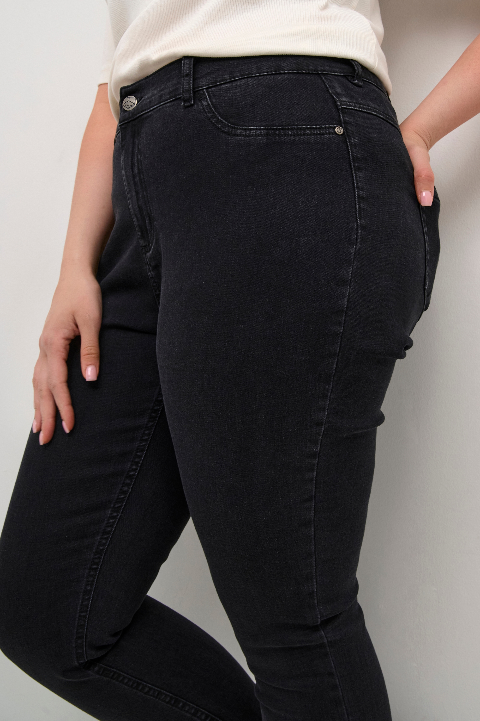 KAFFE Curve Regular-fit-Jeans »Damen Jeans KClaurina«