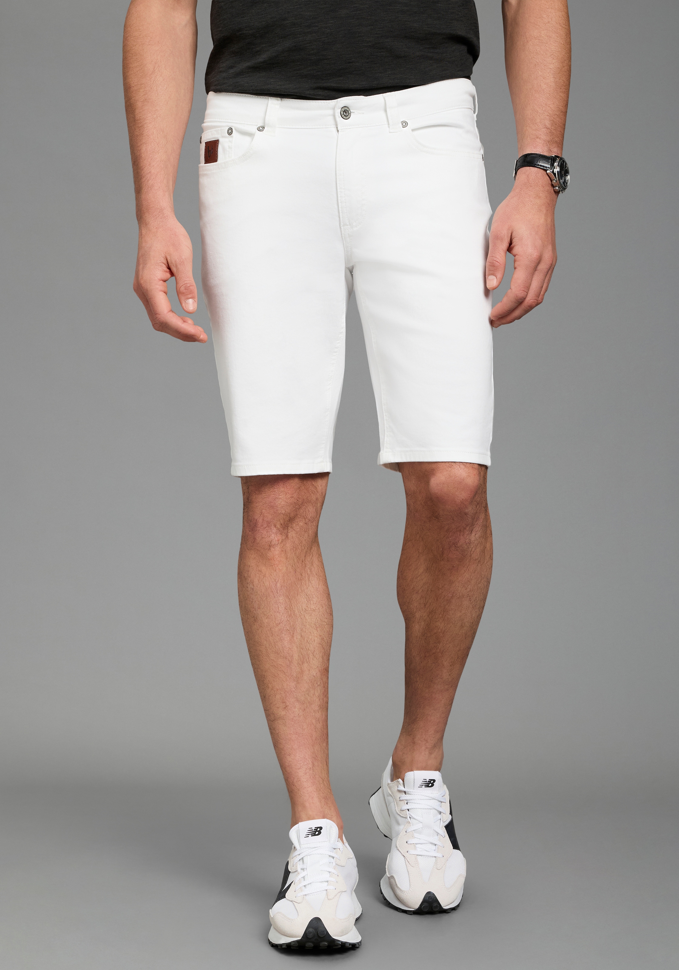 Bruno Banani Jeansshorts "Hutch-Shorts" gerade geschnittene kurze Beine, ni günstig online kaufen