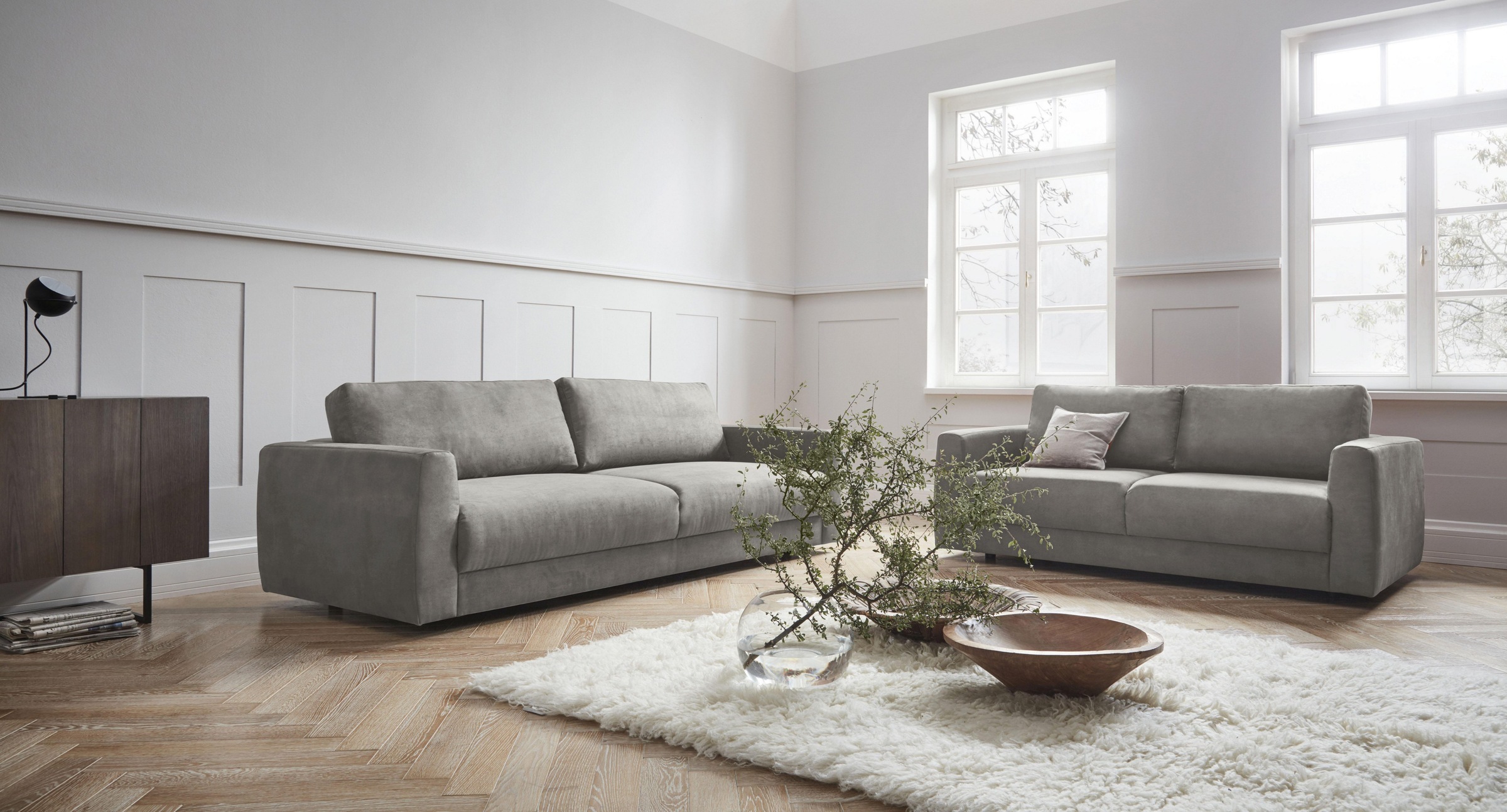 andas 2,5-Sitzer »Hobro«, in 3 Bezugsqualitäten in vielen Farben, Design by Morten Georgsen