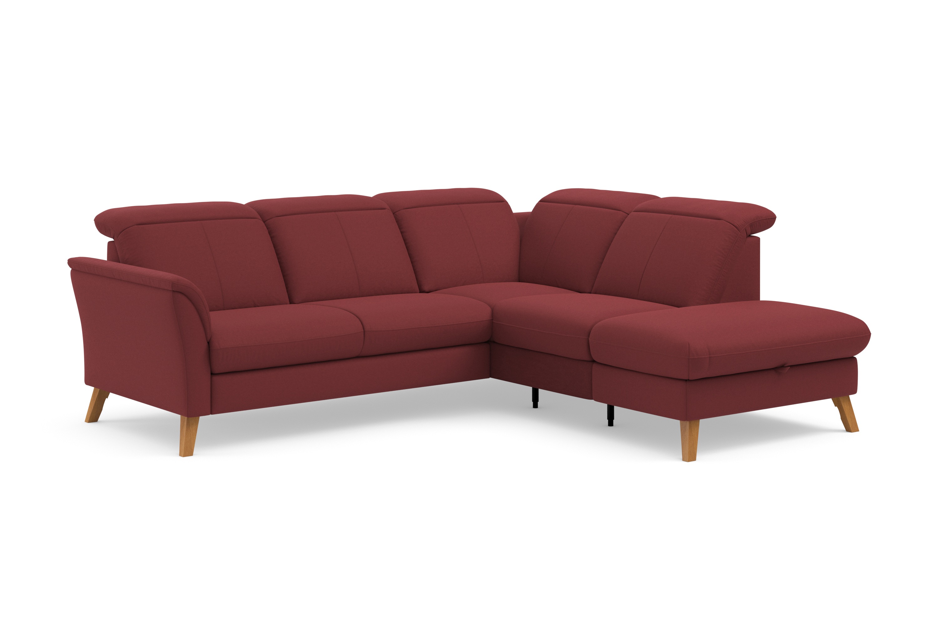 Thumbnail - sit&more Ecksofa "Romero L-Form" wahlweise mit oder ohne TV-Funktion, Bettfunktion, Bettkasten
