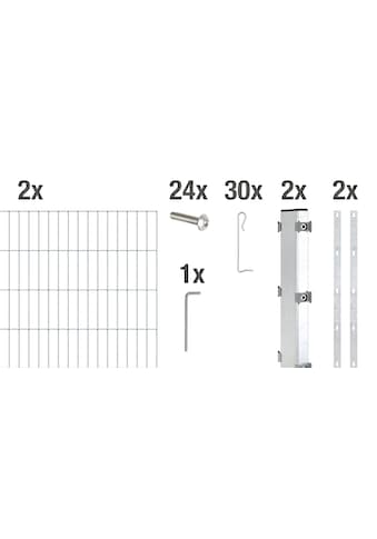 Alberts Gabionenzaun »Gabionen-Grundset Step²«...