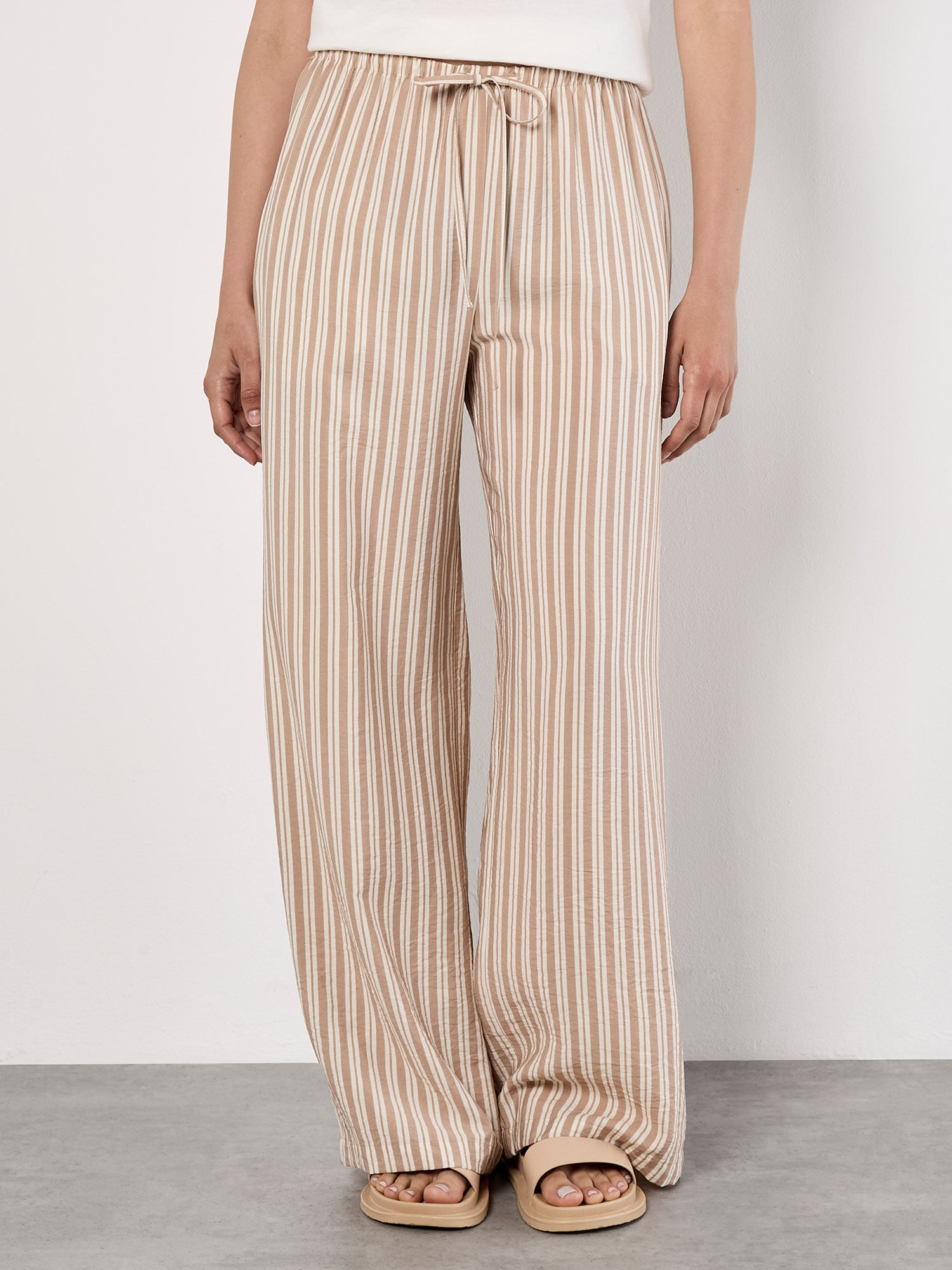 Apricot Stoffhose »Hose mit Tunnelzug«  mit Längsstreifen