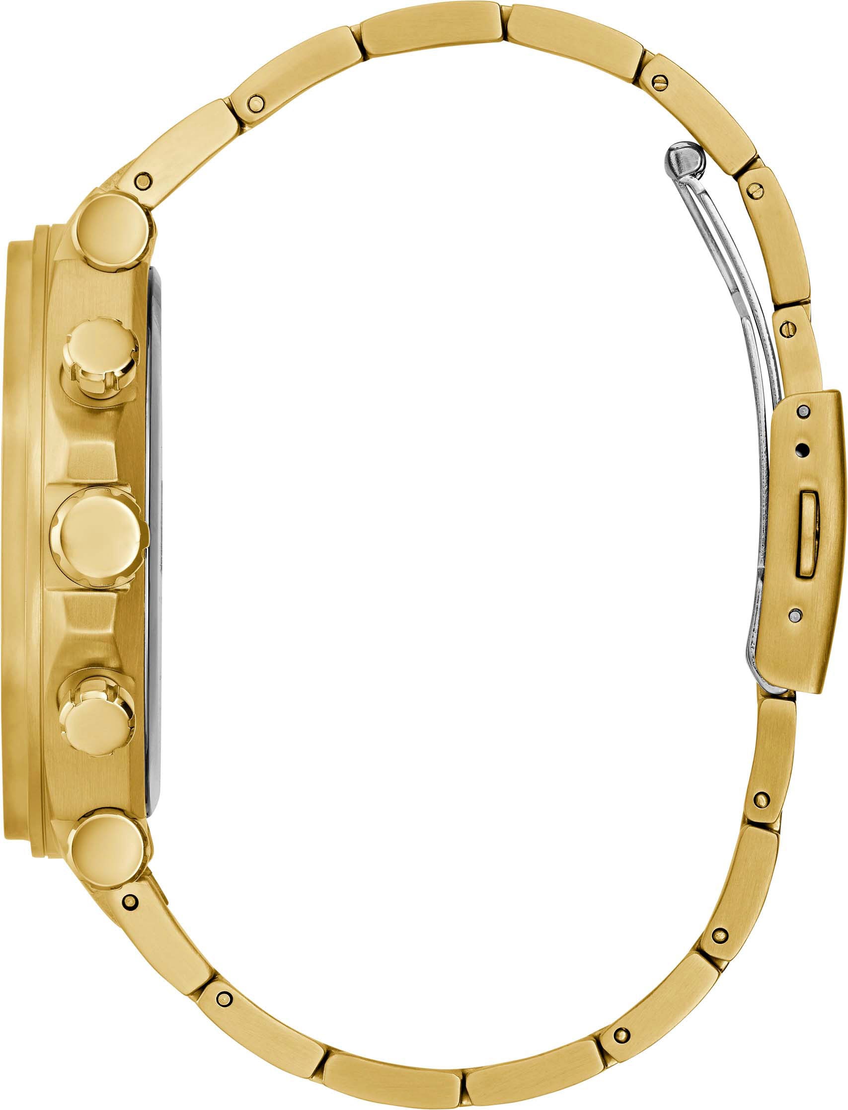 Guess Multifunktionsuhr »EDGE«, Armbanduhr, Quarzuhr, Herrenuhr