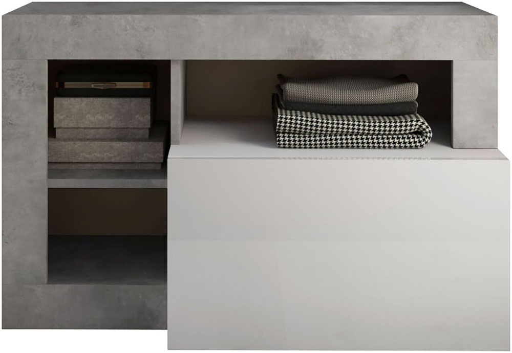 Home affaire Garderobenschrank "Hamburg, Breite 91 cm" mit 1 Klappe günstig online kaufen