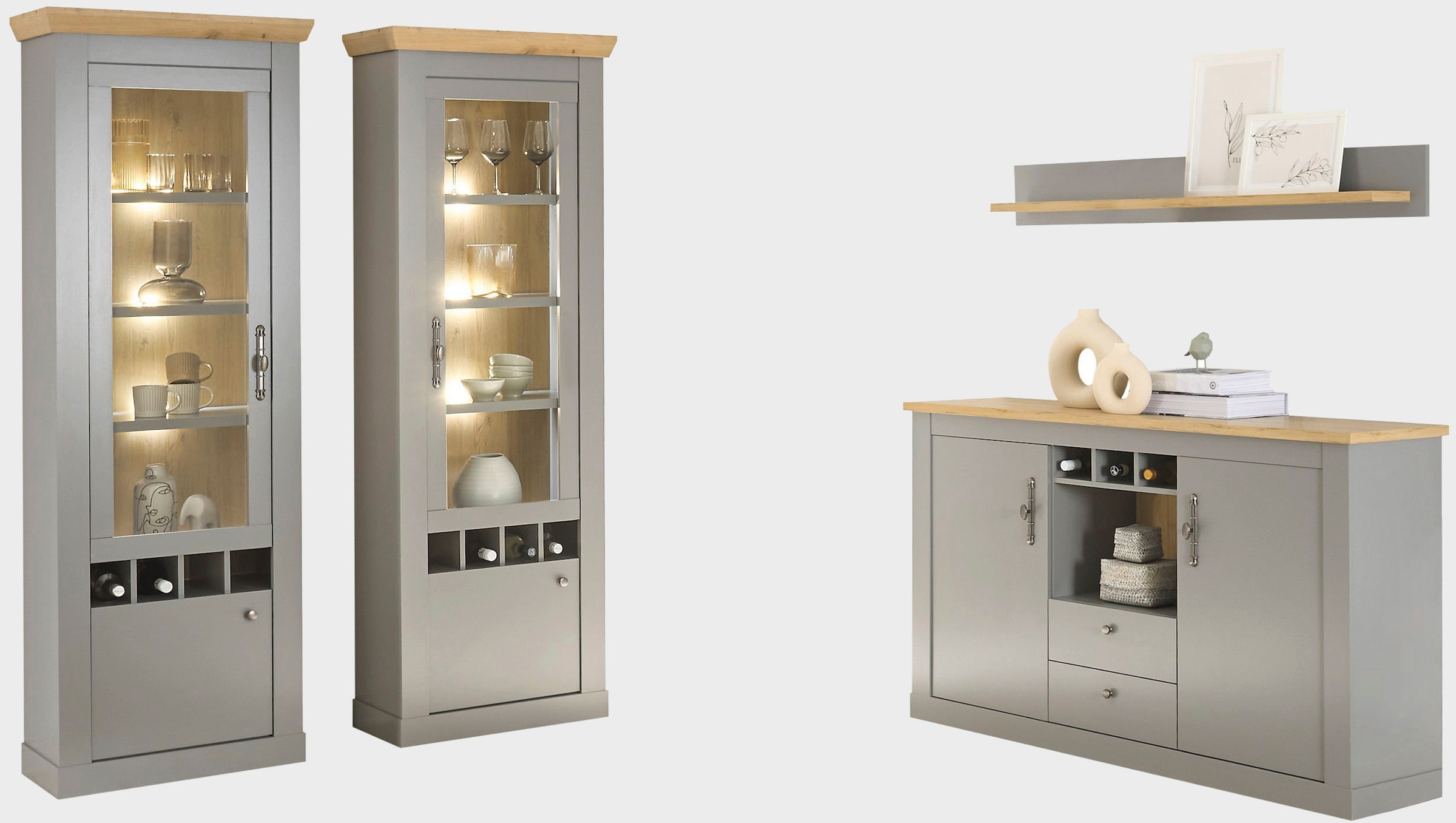 Home affaire Wohnwand "Chambord" 4 Stk. tlg. günstig online kaufen