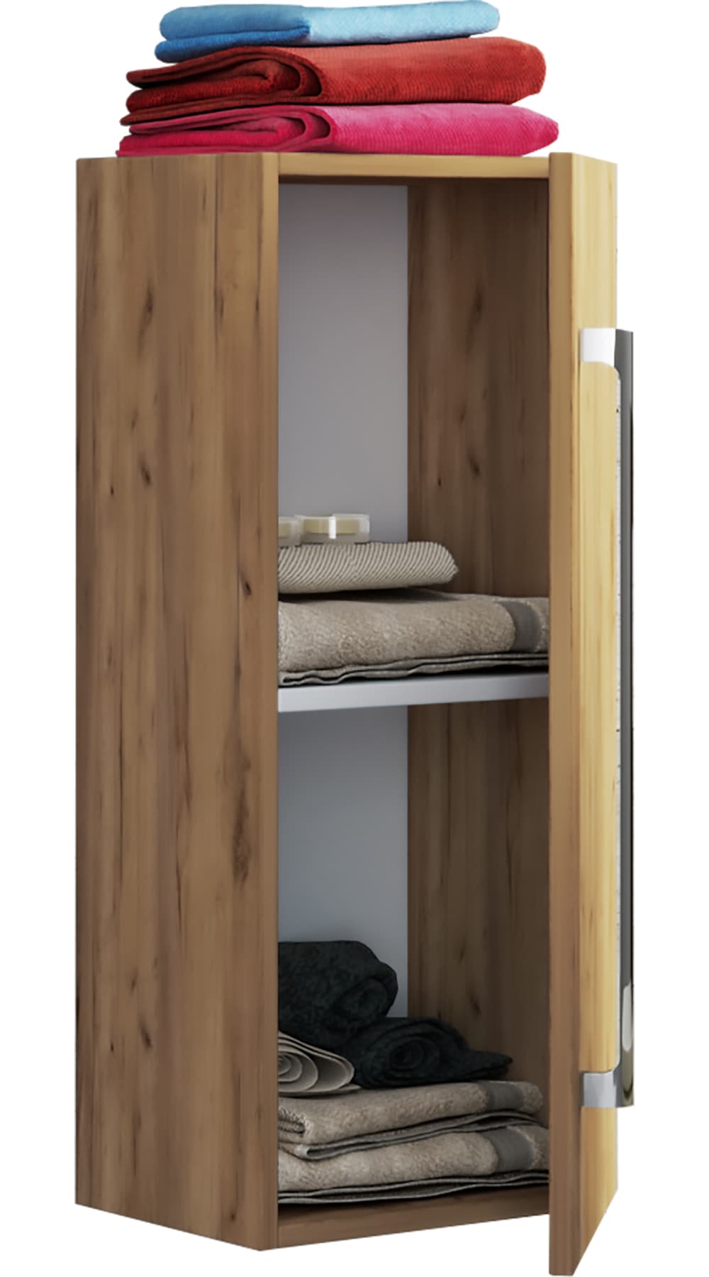 VCM Midischrank »Holz Badmöbel Midischrank Badschrank Bad Badinos D«