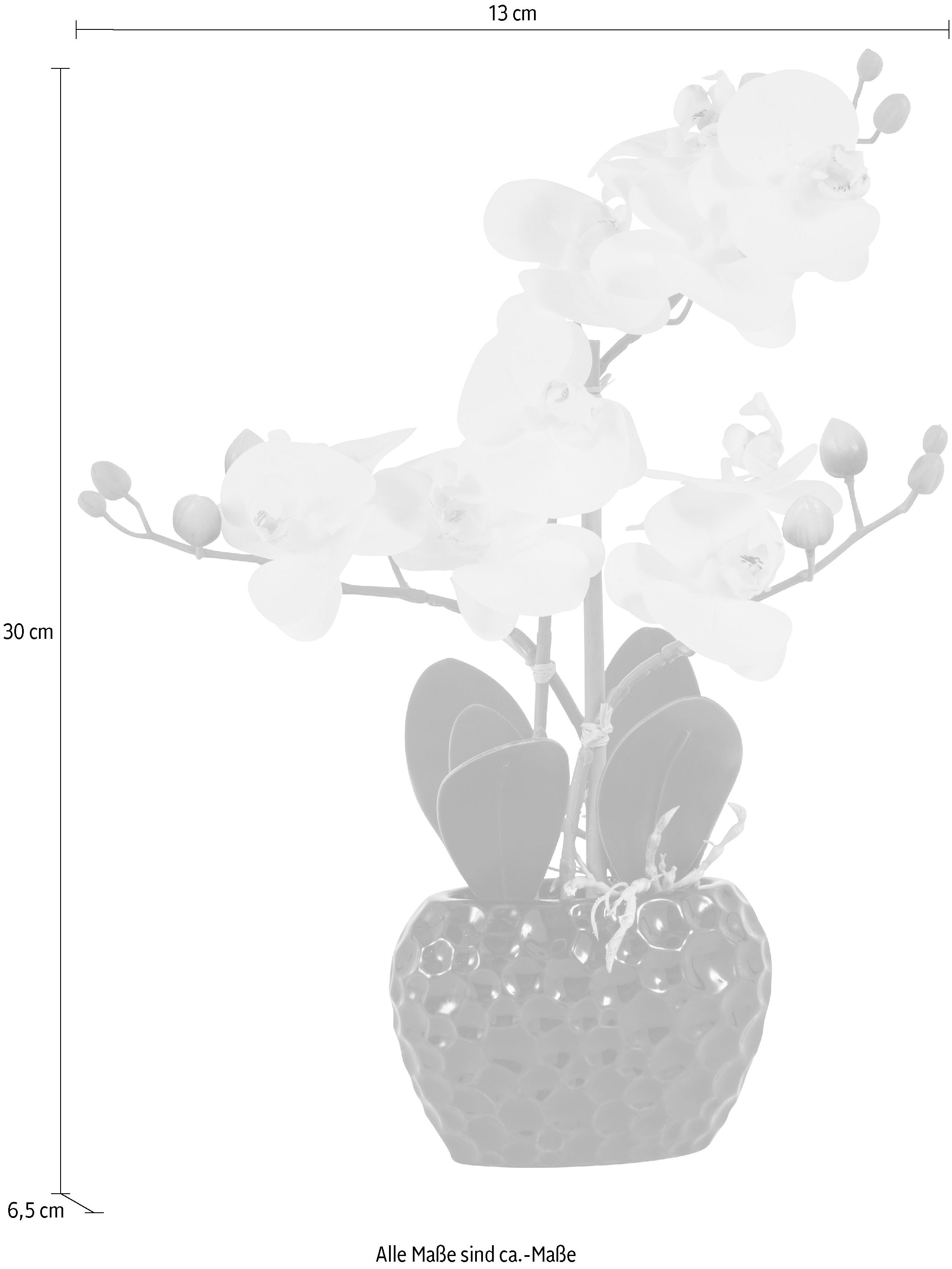 Leonique Kunstpflanze »Orchidee«, Kunstorchidee, im Topf