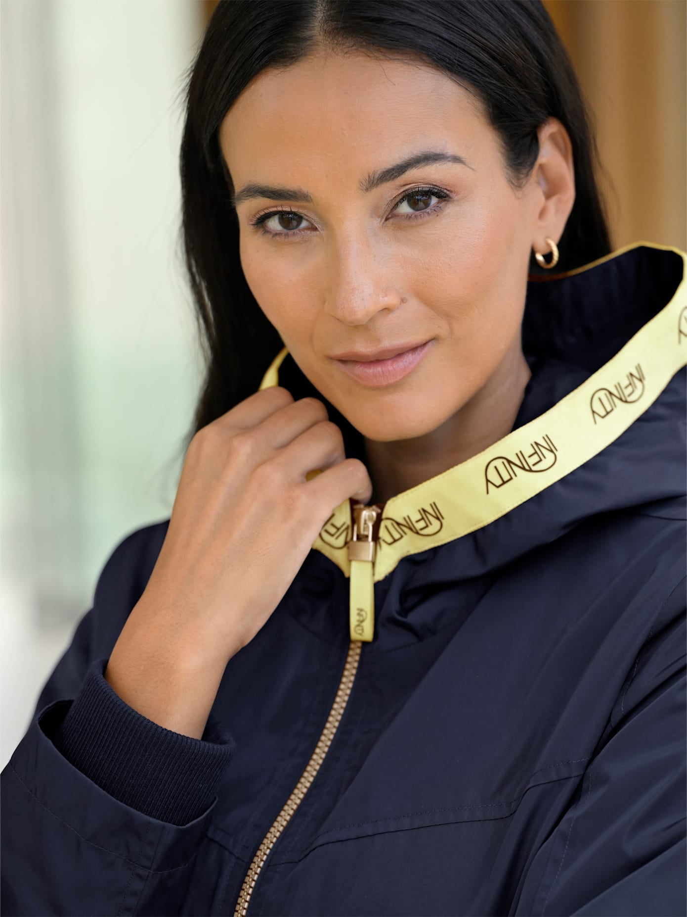 heine Outdoorjacke mit Kapuze