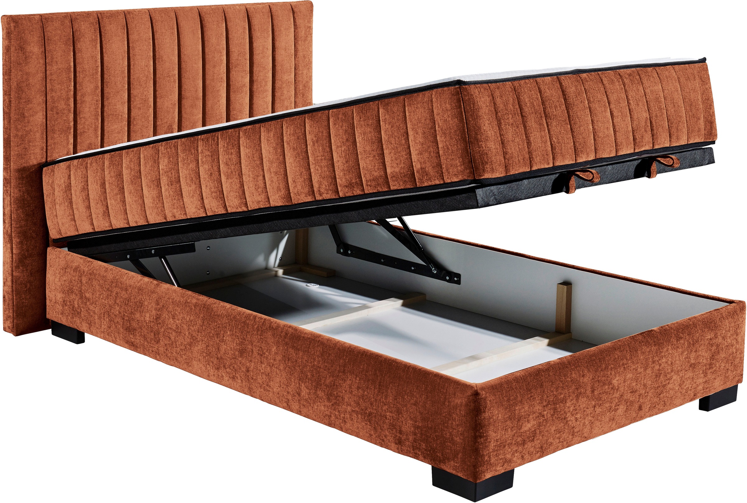 ED EXCITING DESIGN Boxbett »Nagol«, mit Bettkasten, mit Wendematratze, erhältlich in verschiedenen Breiten