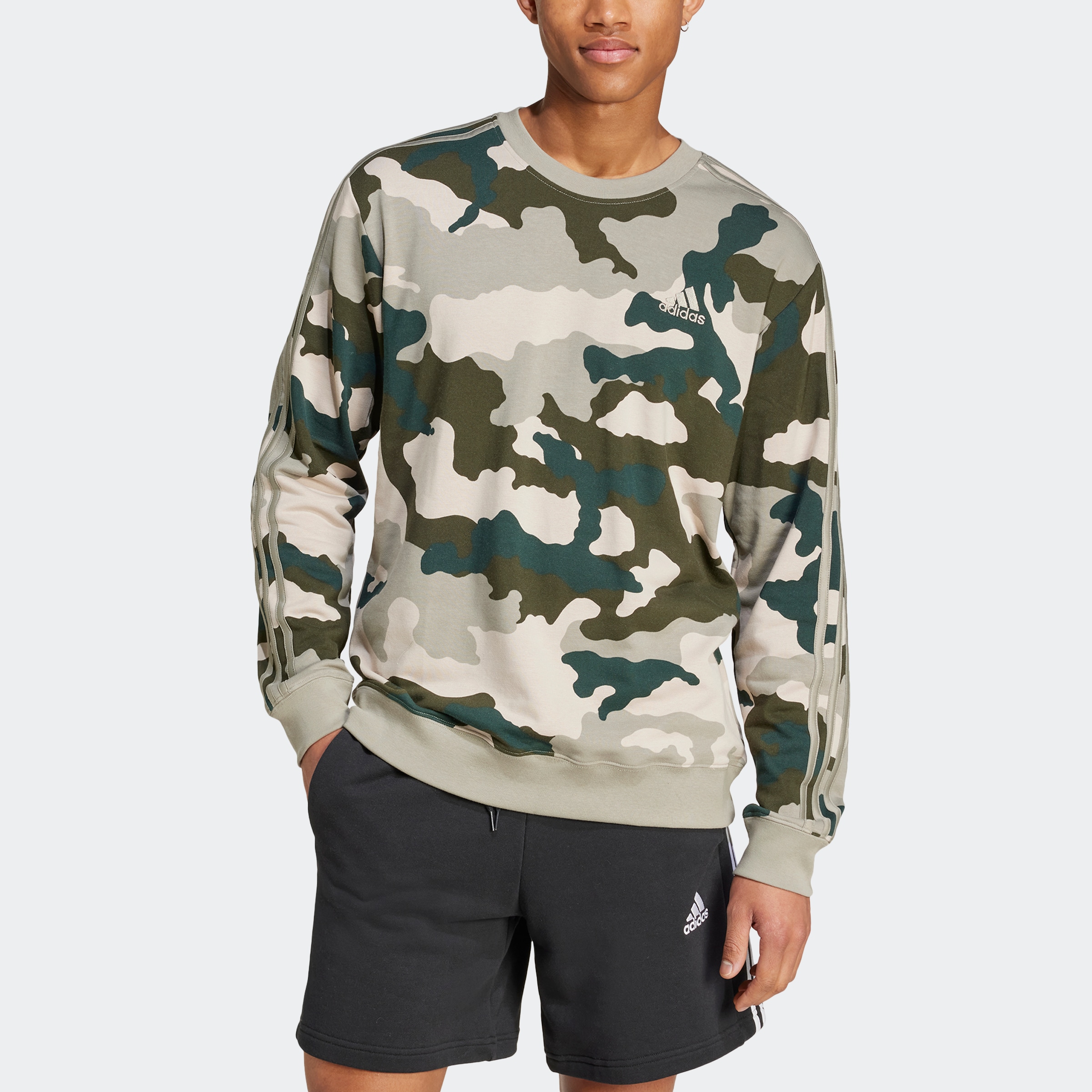 adidas Sportswear Sweatshirt "M CAMO CRW" günstig online kaufen