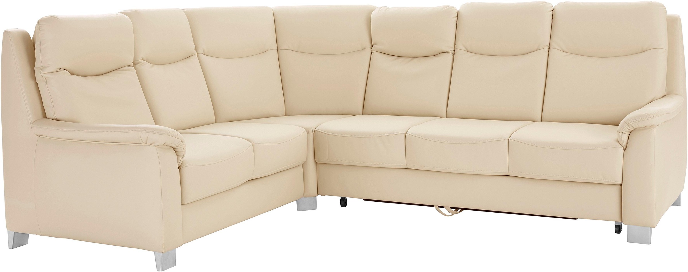 sit&more Ecksofa »Boccaccio L-Form«, mit Federkern und Kopfteilverstellung, wahlweise mit Bettfunktion